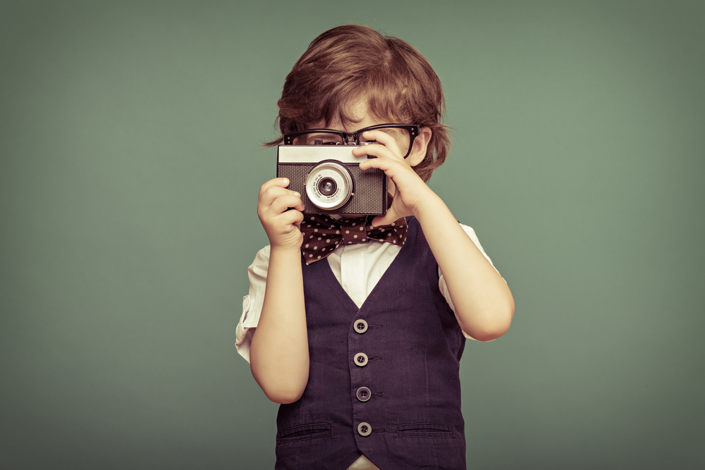 Child taking a Photo
