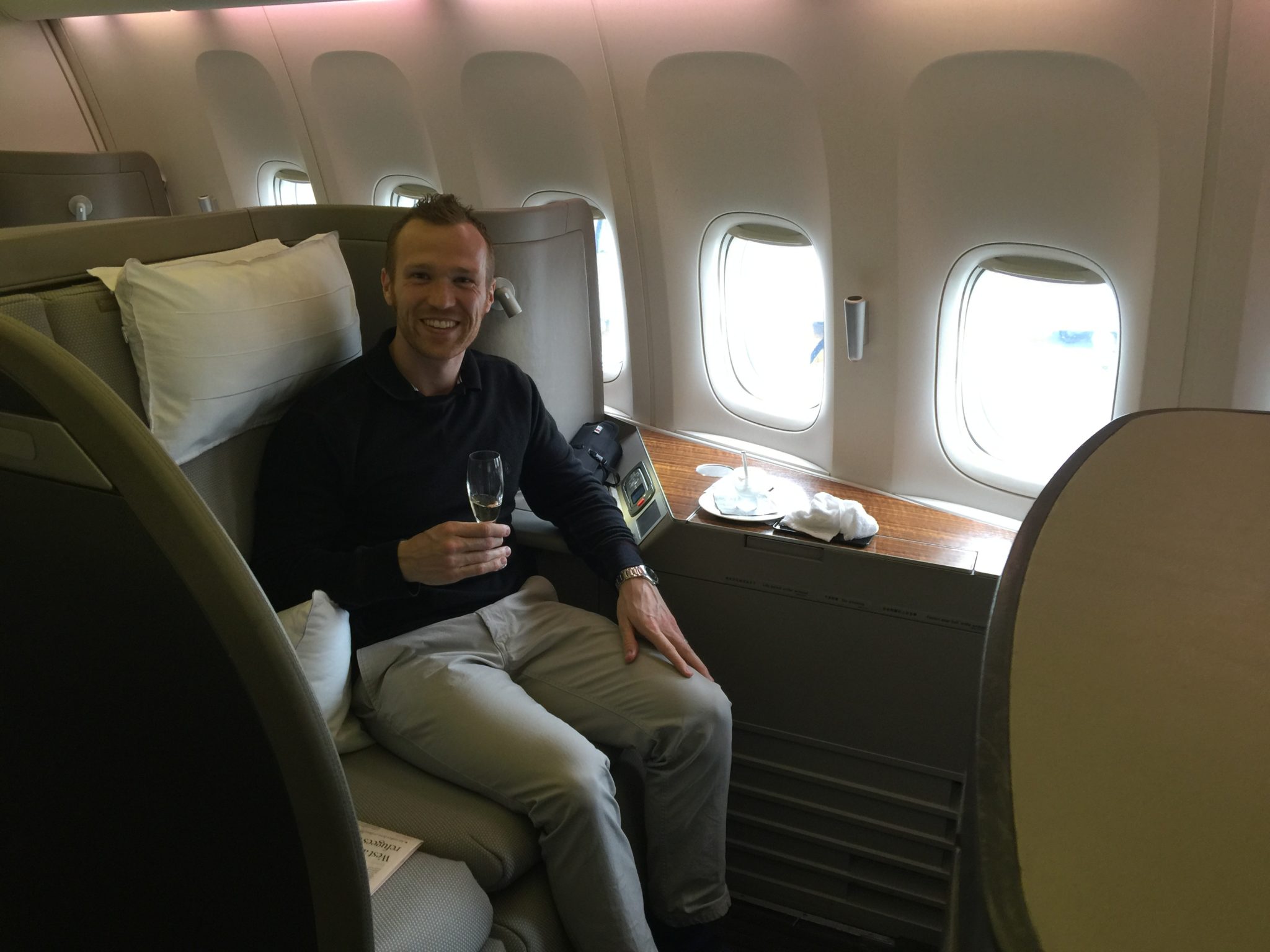 Cathay Pacific First Class Seat