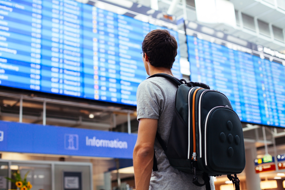 Traveler at Airport