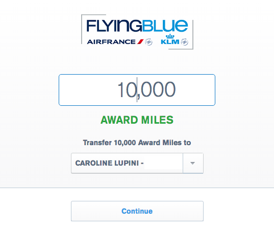 Chase transfer portal Air France Flying Blue Chase transfer portal Air France Flying Blue