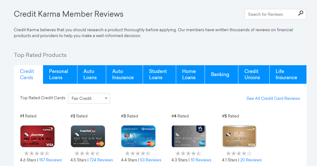 Credit Karma Customer Reviews