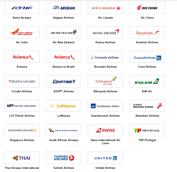 star alliance members 