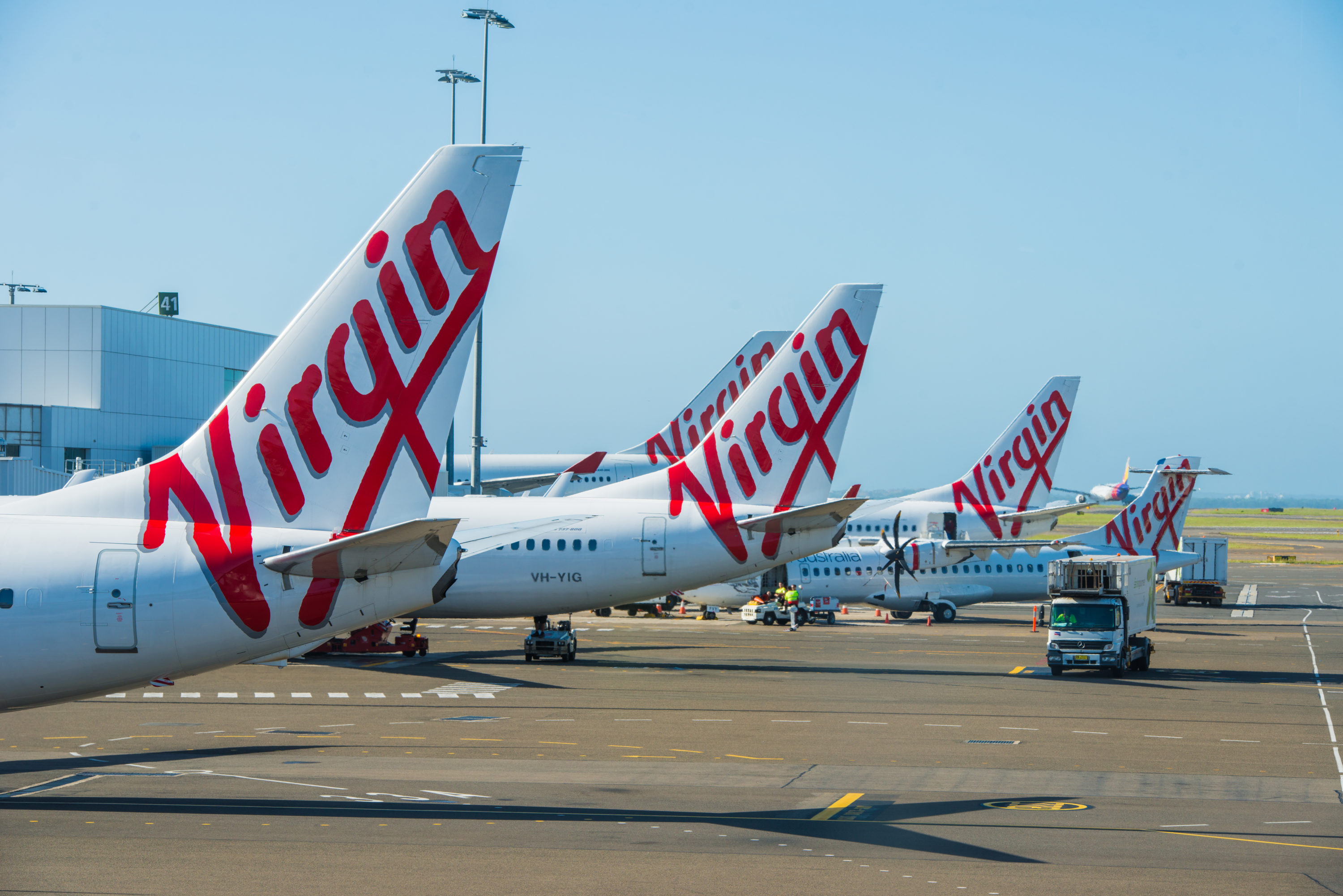 Virgin Australia Planes at Airport