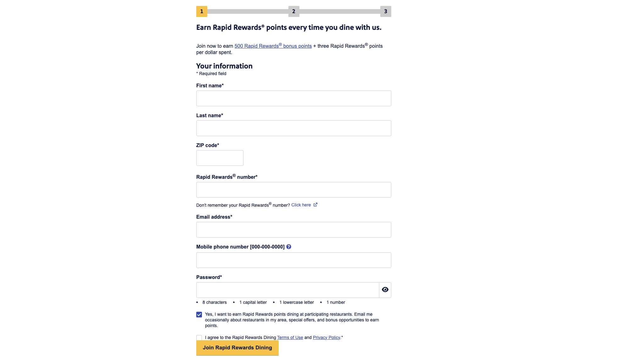 Screen Shot 2017-03-26 at 6.21.58 PM southwest dining signup page