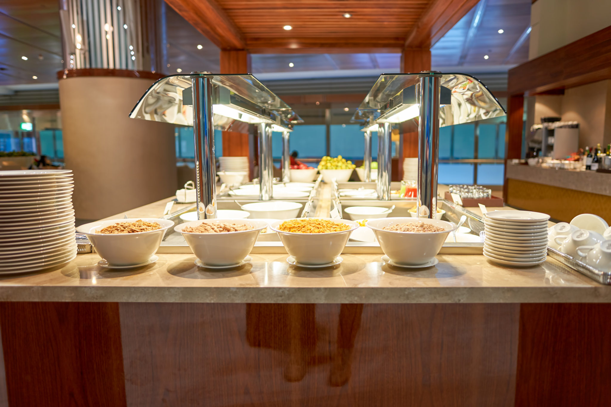 Emirates Business Class Lounge Dining
