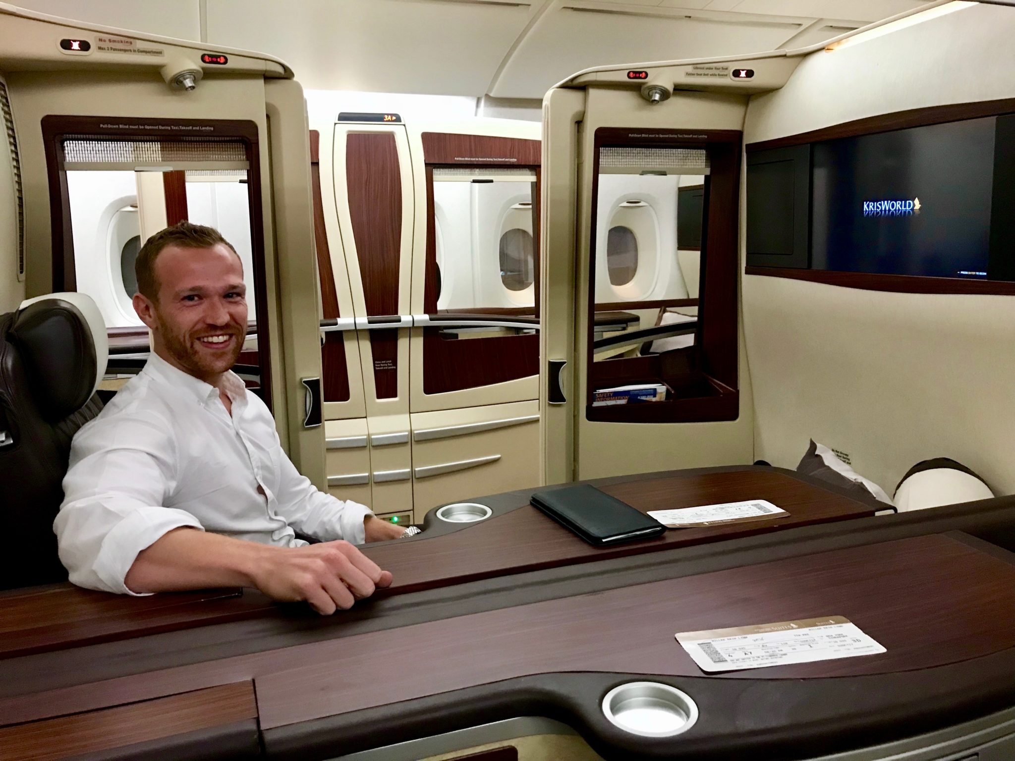 Singapore Suites First Class - Pre-flight