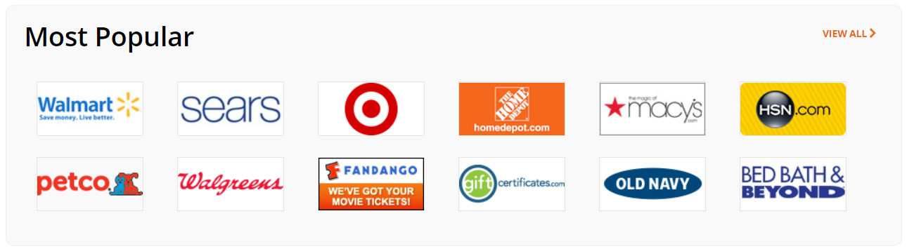Choice Privileges Rewards Shopping Portal Popular Retailers