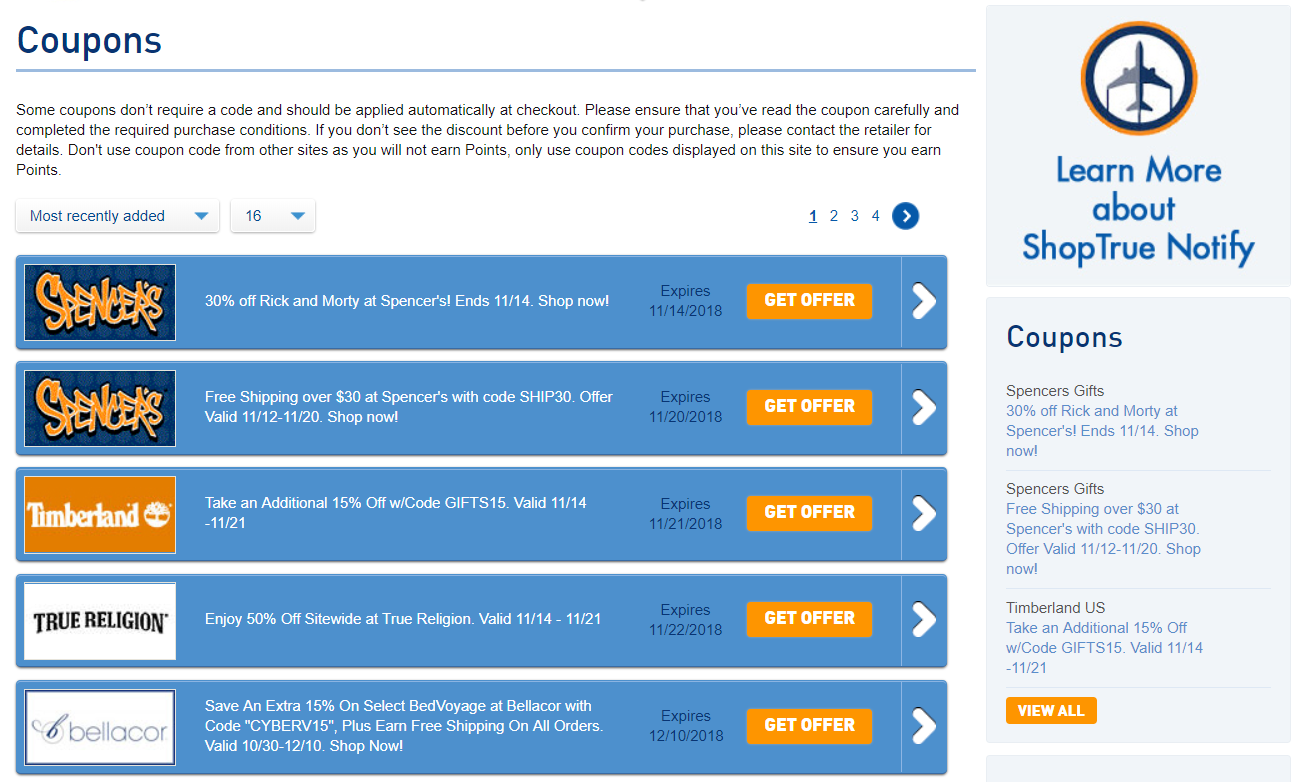 JetBlue ShopTrue Shopping Portal Coupons