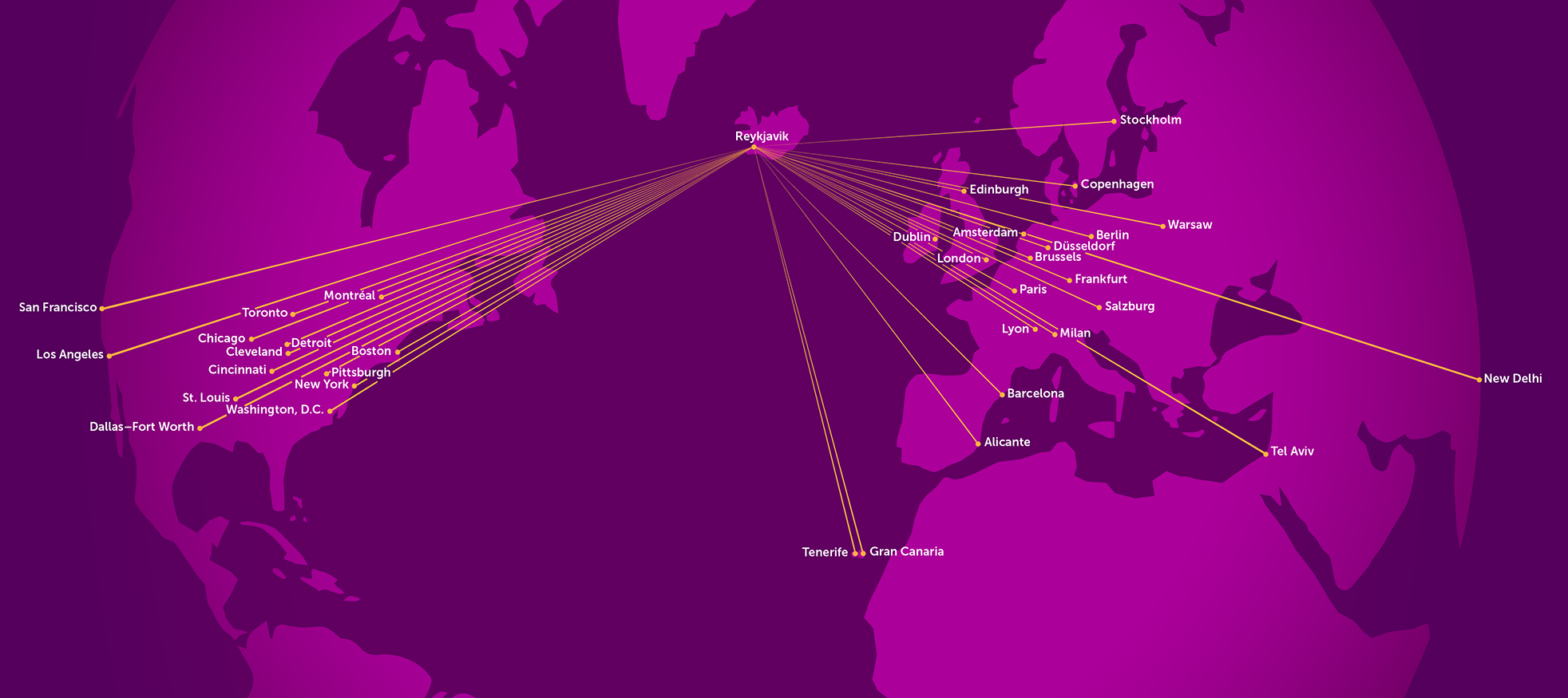 WOW air Route Map