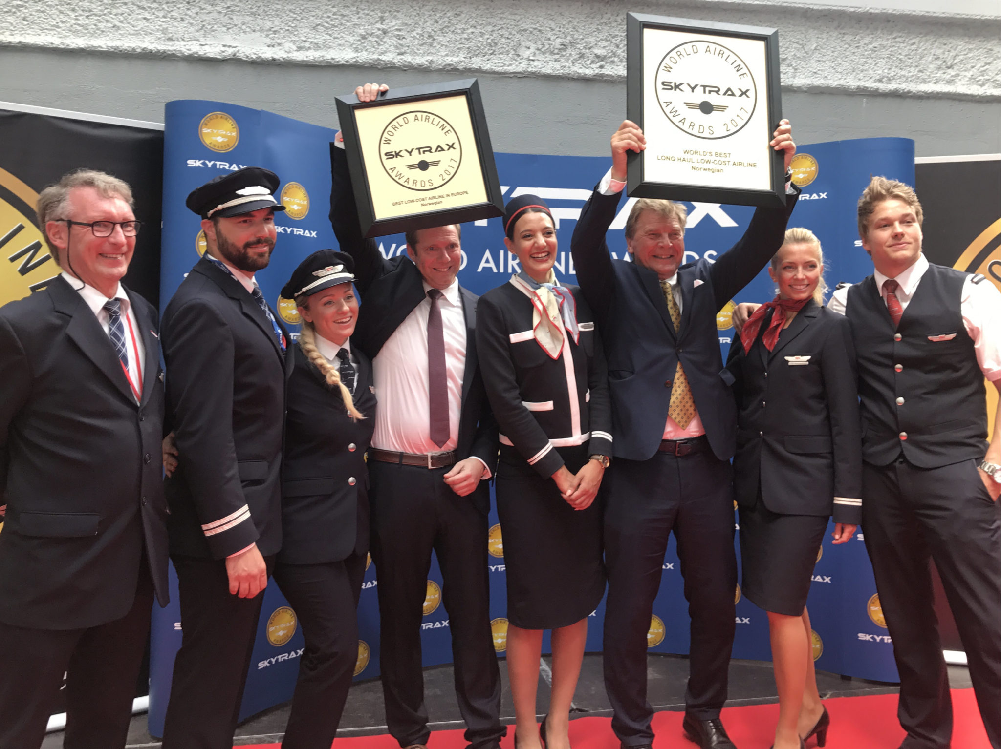 Norwegian Airlines Skytrax Awards 2017