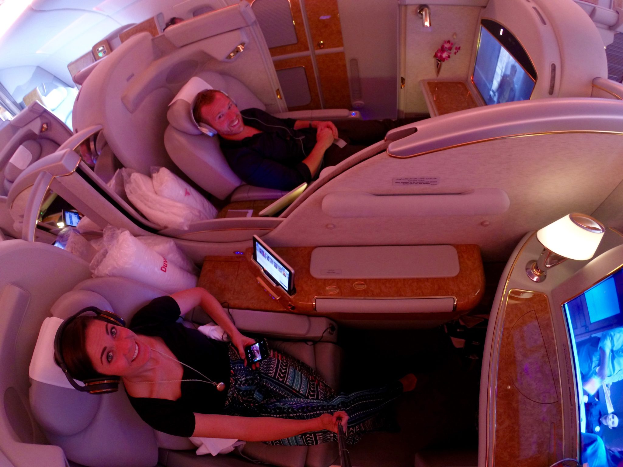 Emirates First Class A380 - Couples Seating