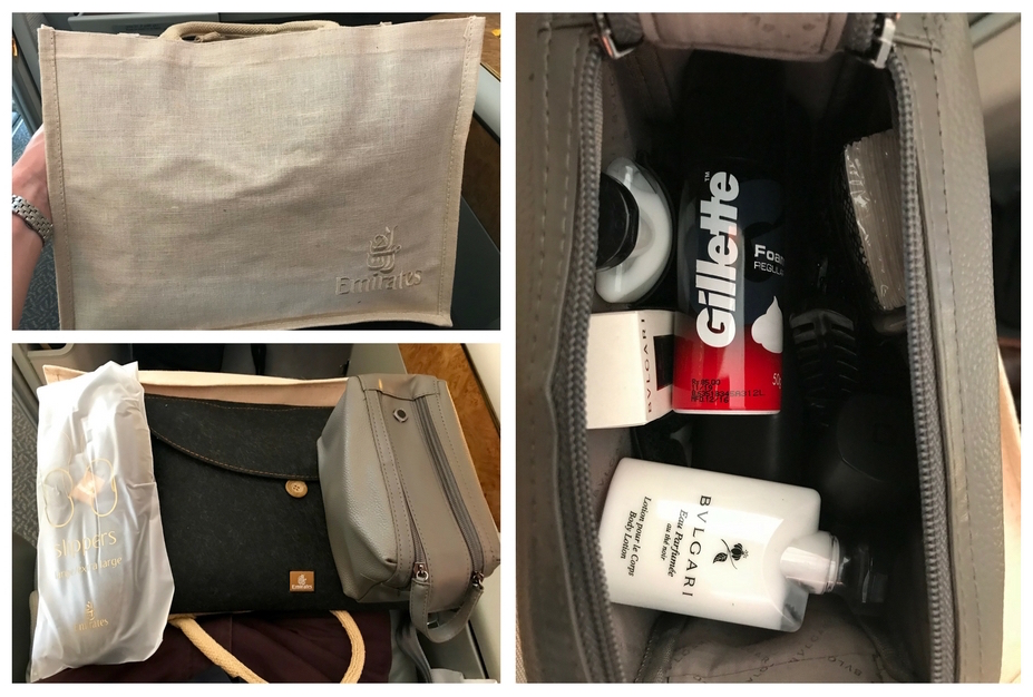 Emirates First Class A380 - Full Amenities Kit