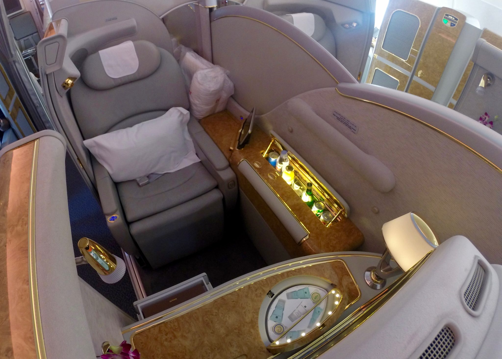 Emirates First Class A380 - Seat 2F