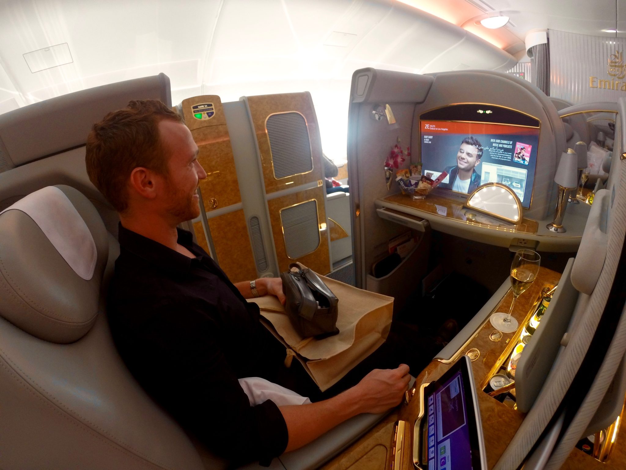 Emirates First Class A380 Seat