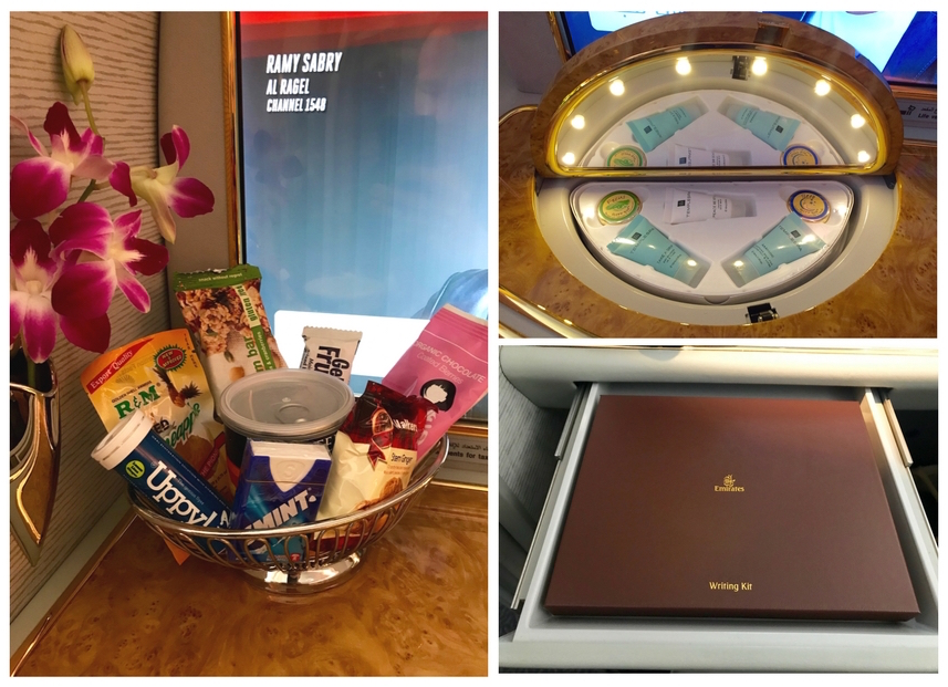 Emirates First Class A380 - Soft Product Goodies