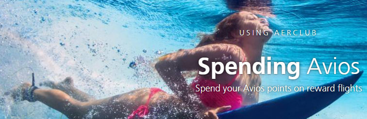 Spending AerClub Avios Spending AerClub Avios