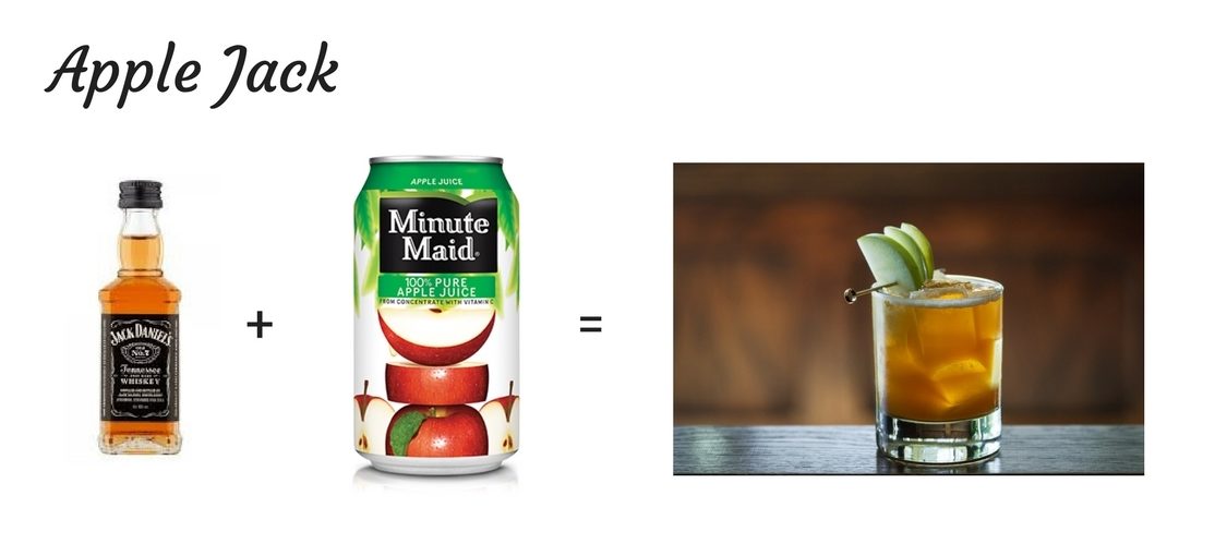 Airplane Cocktails - Apple Jack
