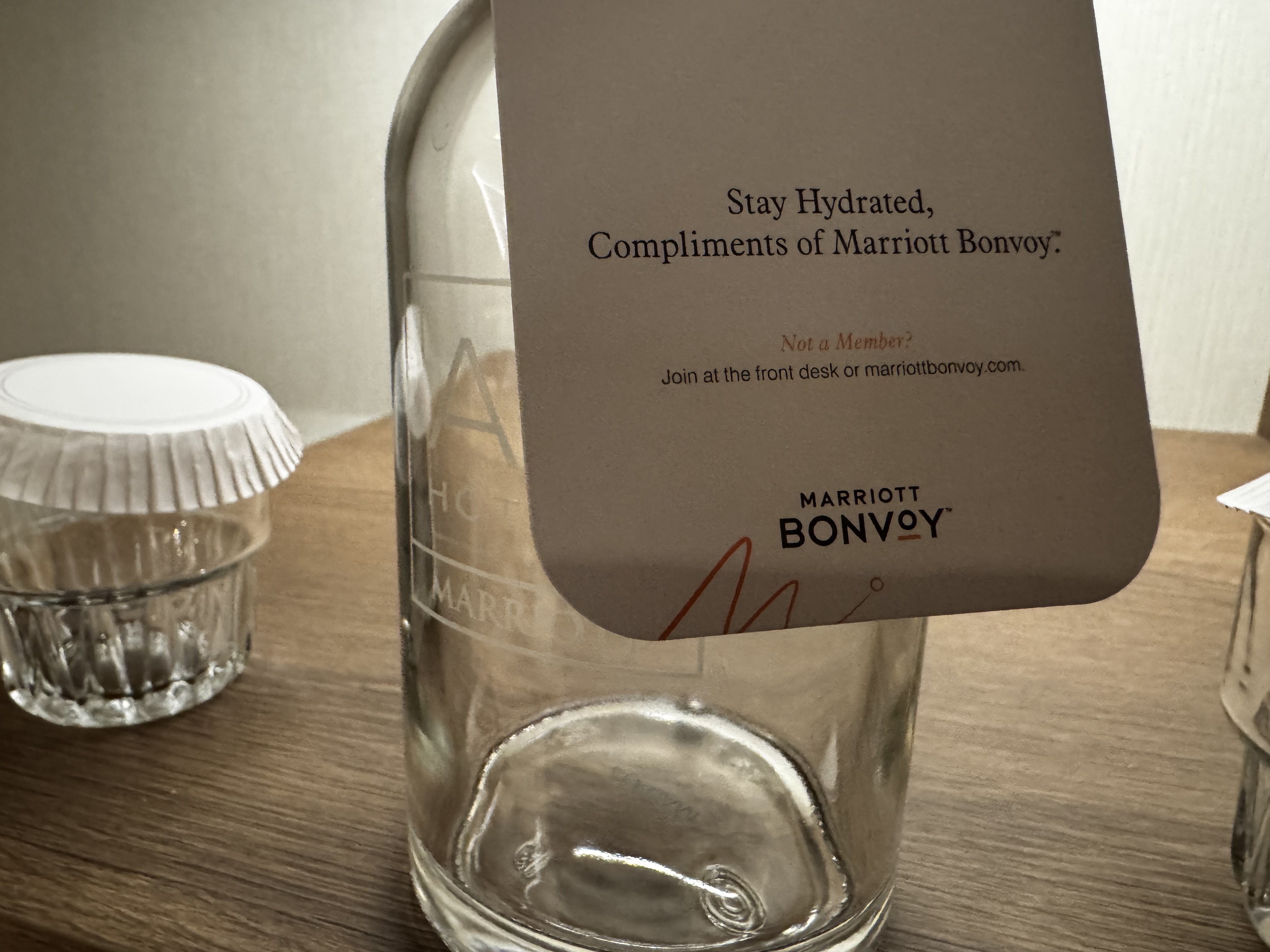 AC Hotel Vilnius Attic Junior Suite water bottle