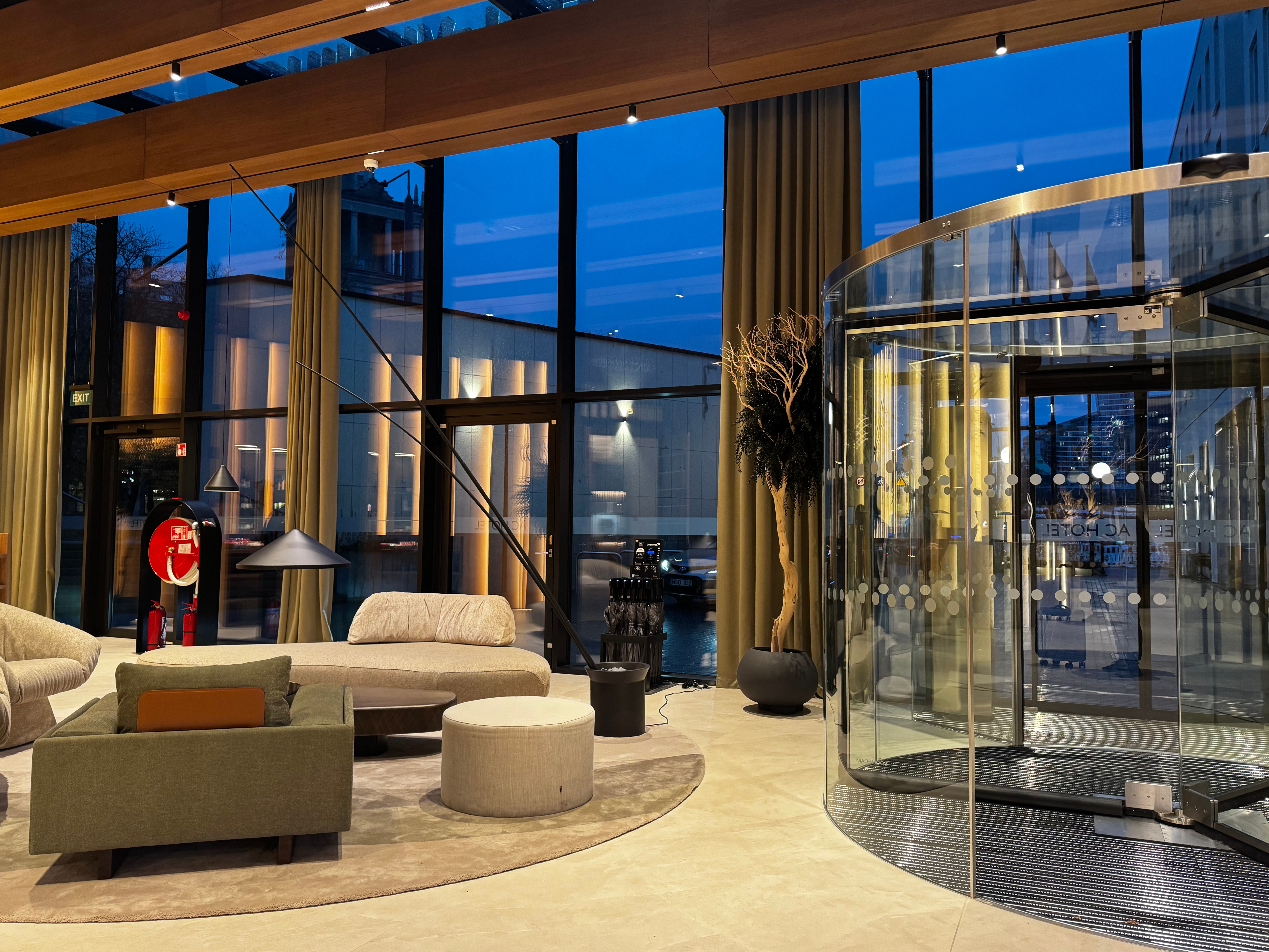 AC Hotel Vilnius lobby entrance
