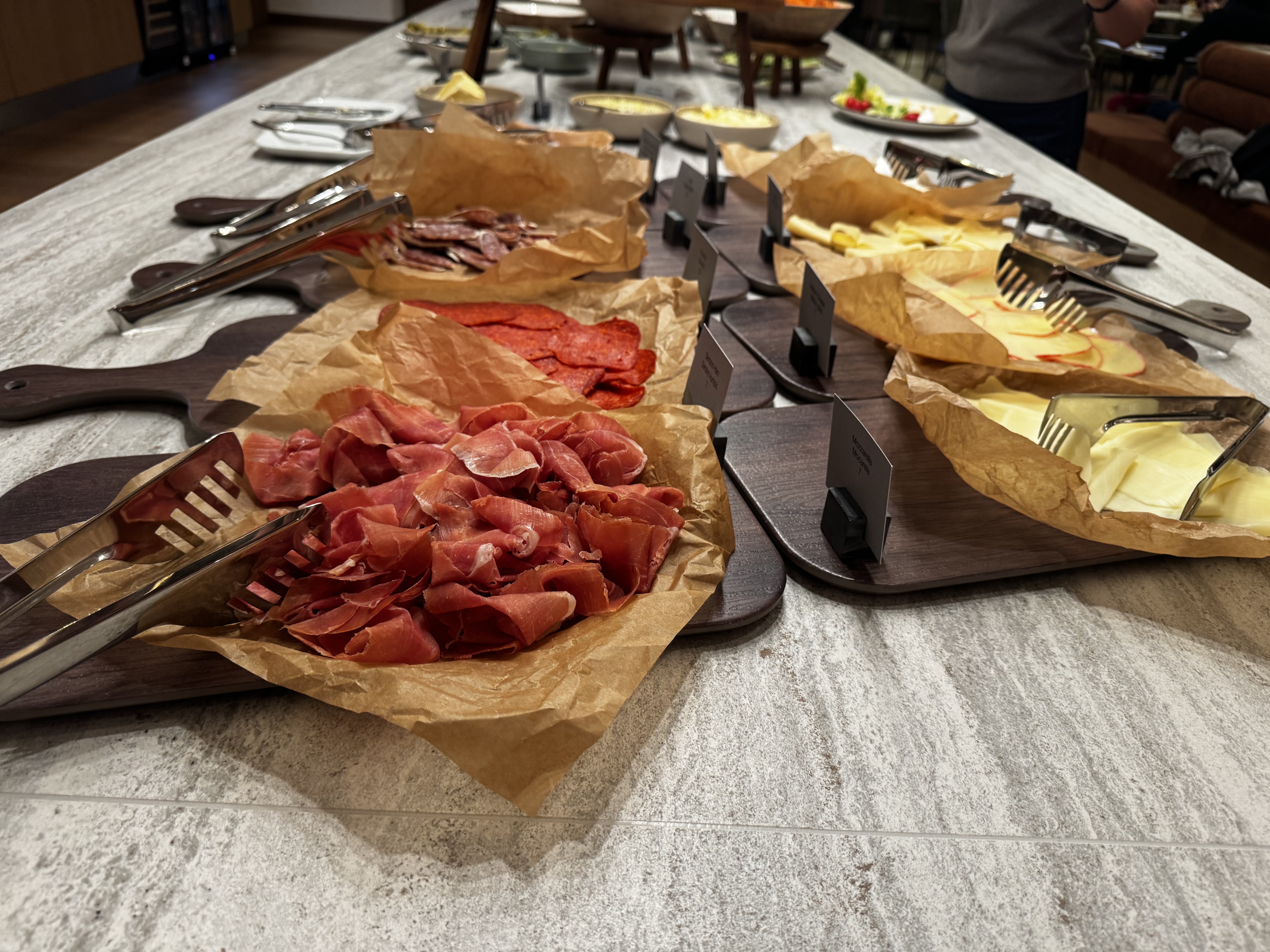 AC Hotel Vilnius restaurant cold cuts