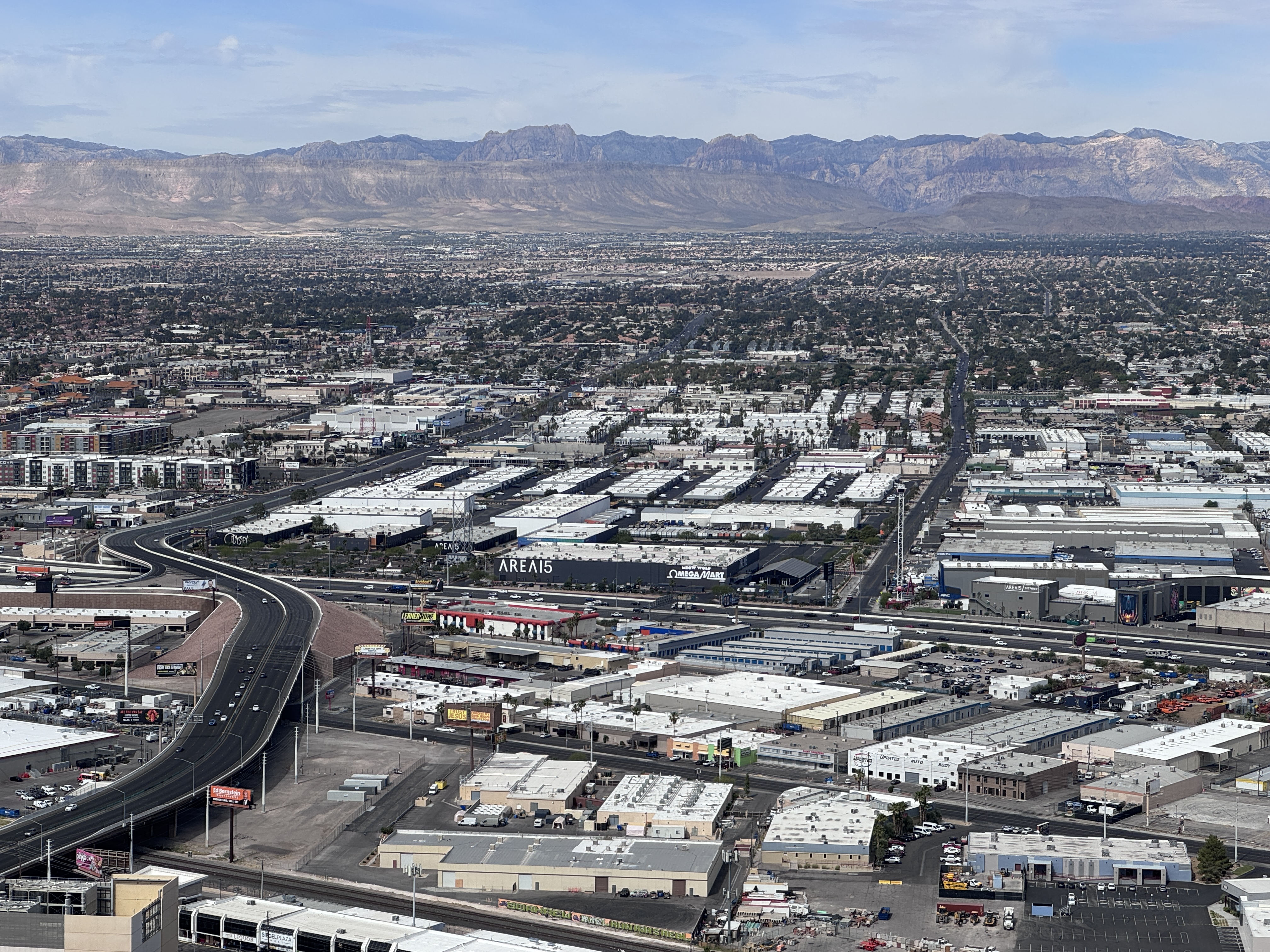 AREA15 as seem from Conrad Las Vegas