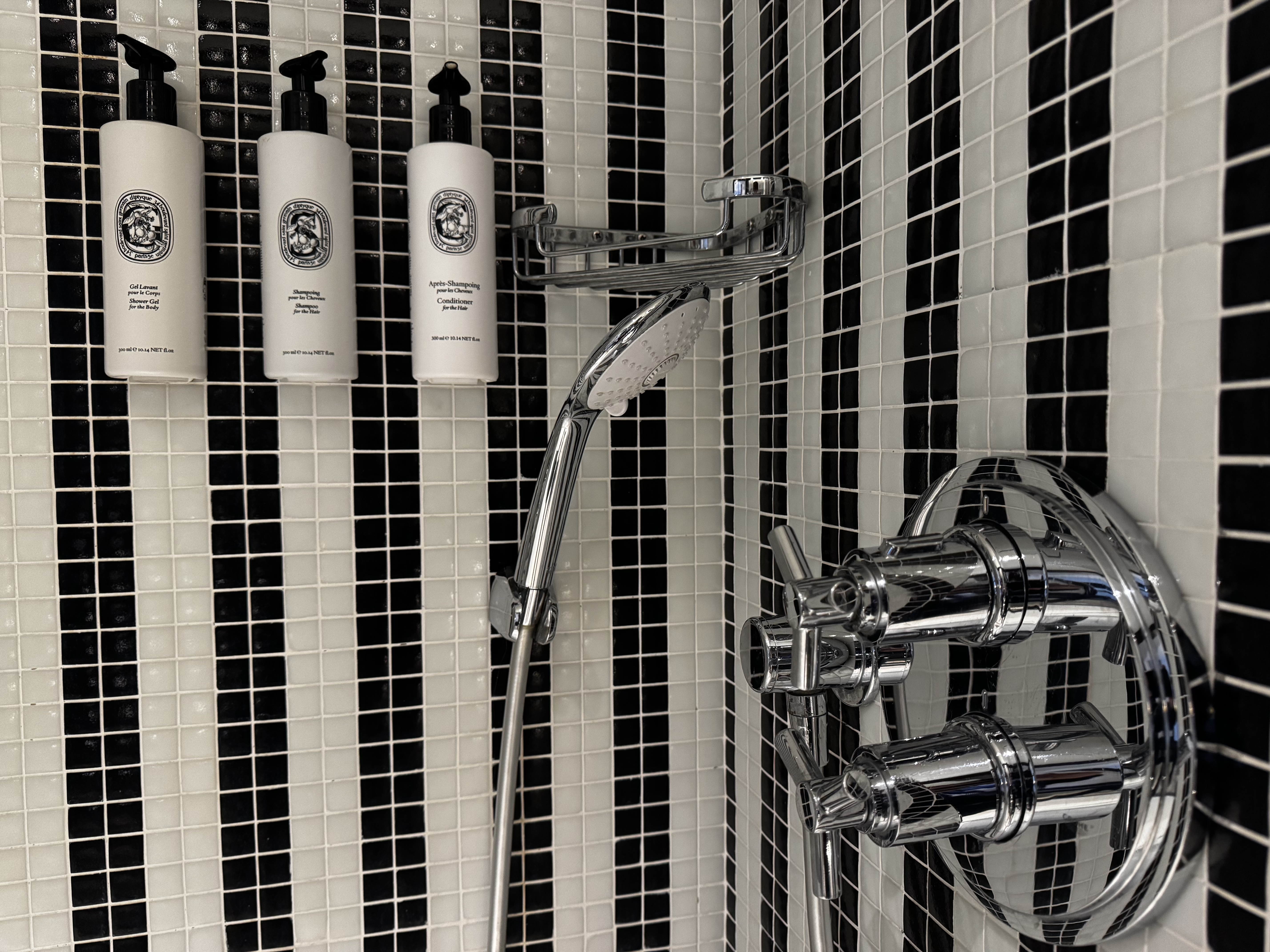 Accor Sofitel Lisbon Liberdade Luxury Room bathroom shower controls