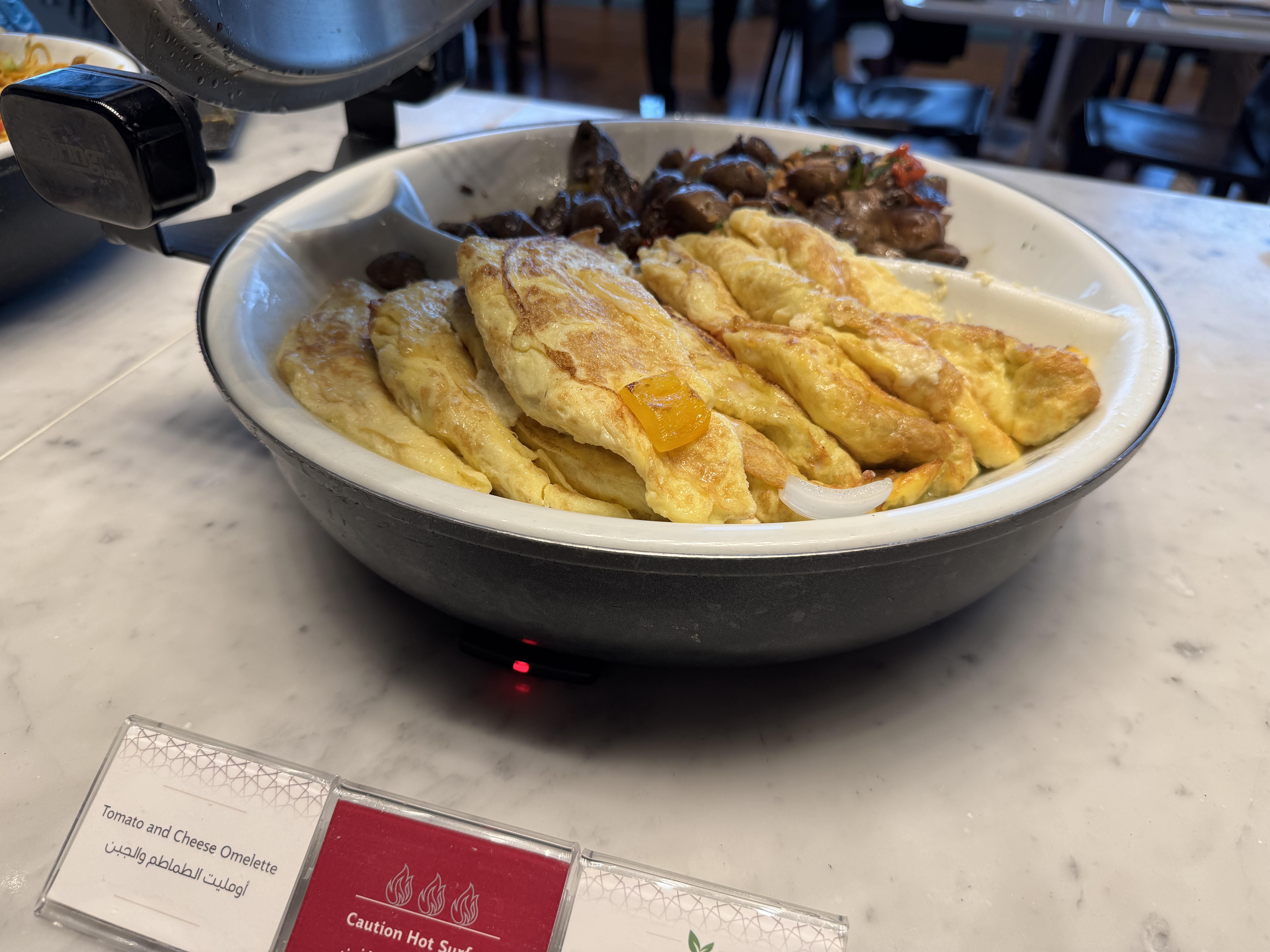 Al Mourjan Lounge DOH buffet eggs