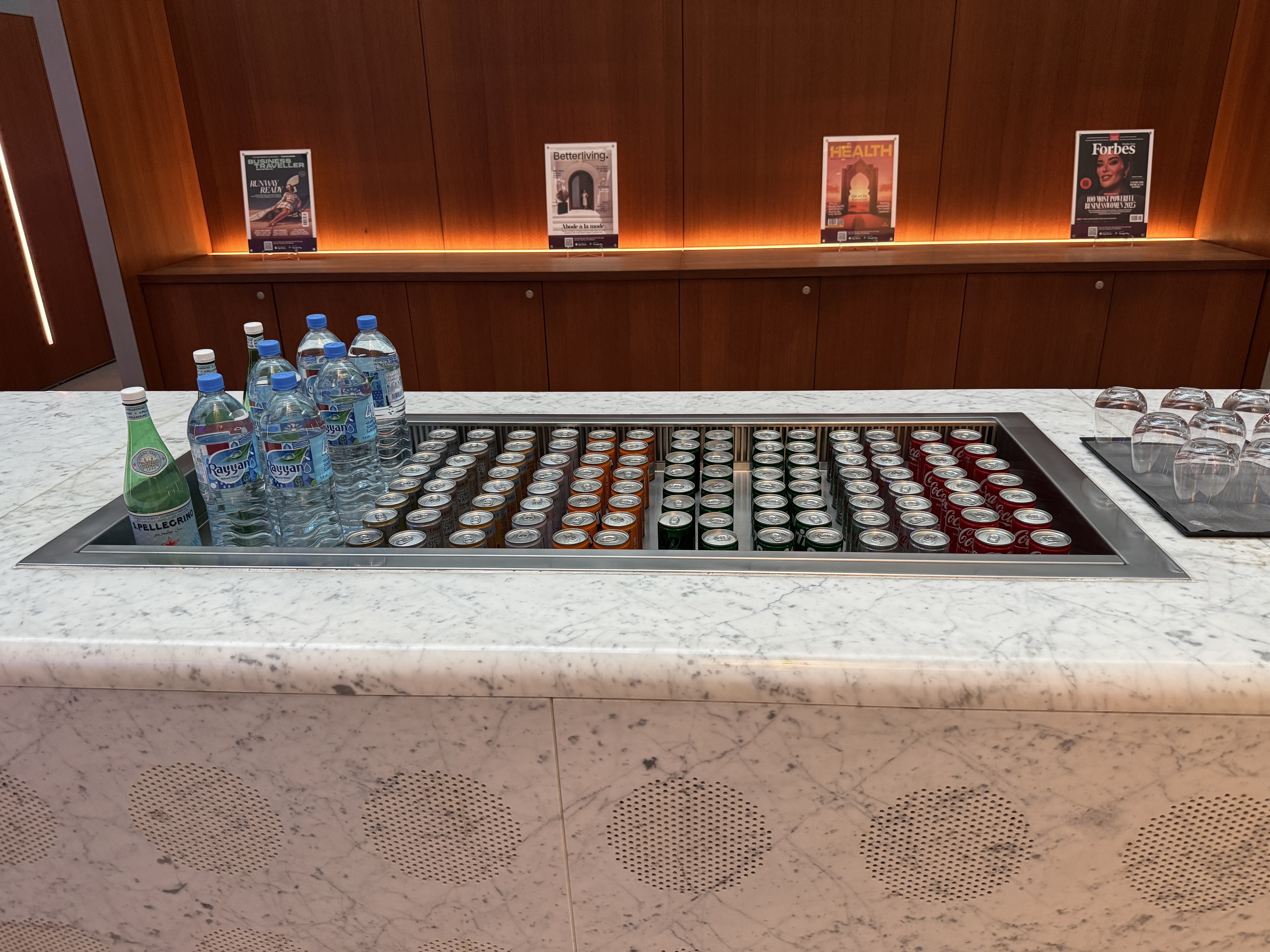 Al Mourjan Lounge DOH drink station family area