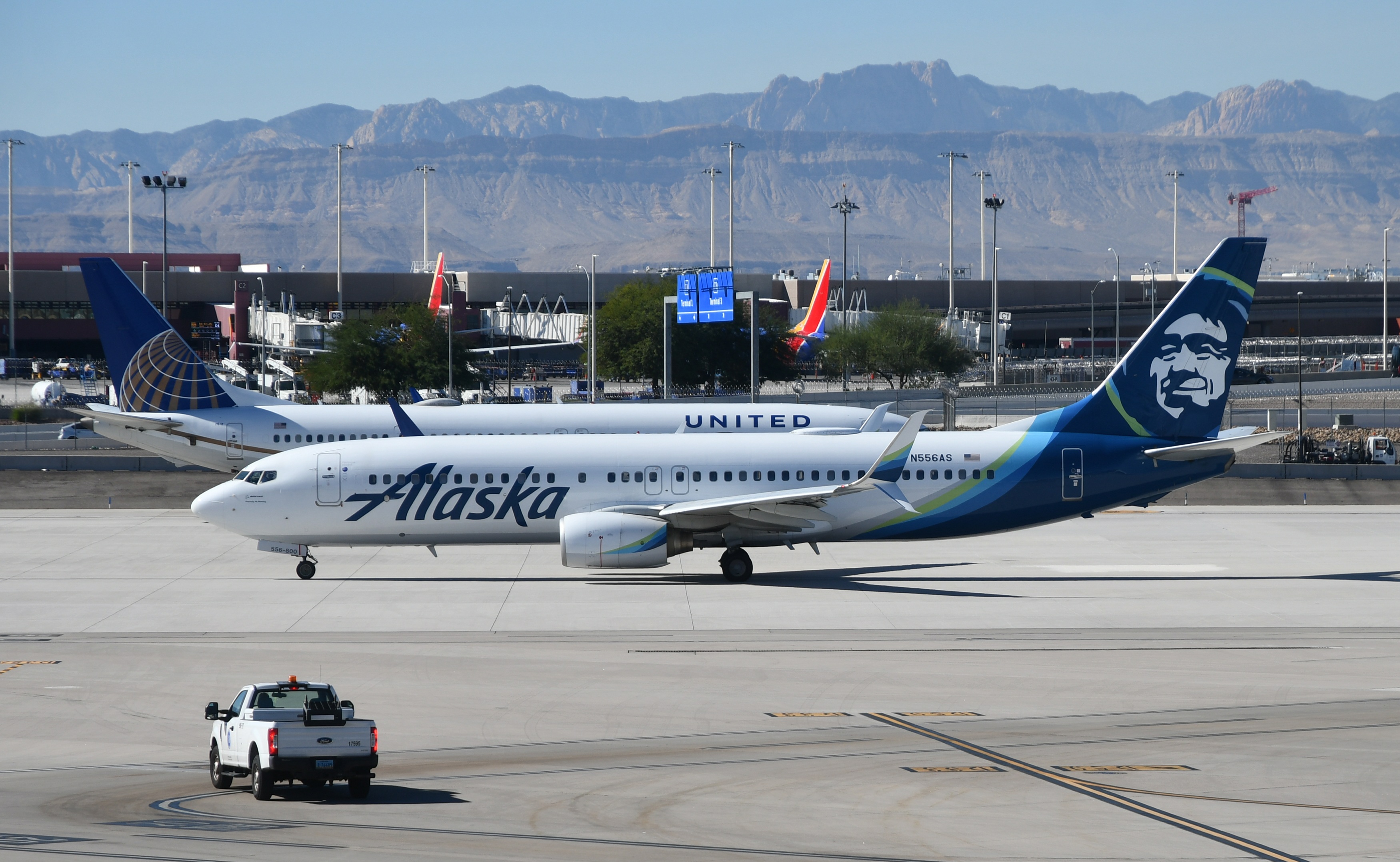 Alaska Airlines B737 800 United Las Vegas Alaska Airlines B737 800 United Las Vegas