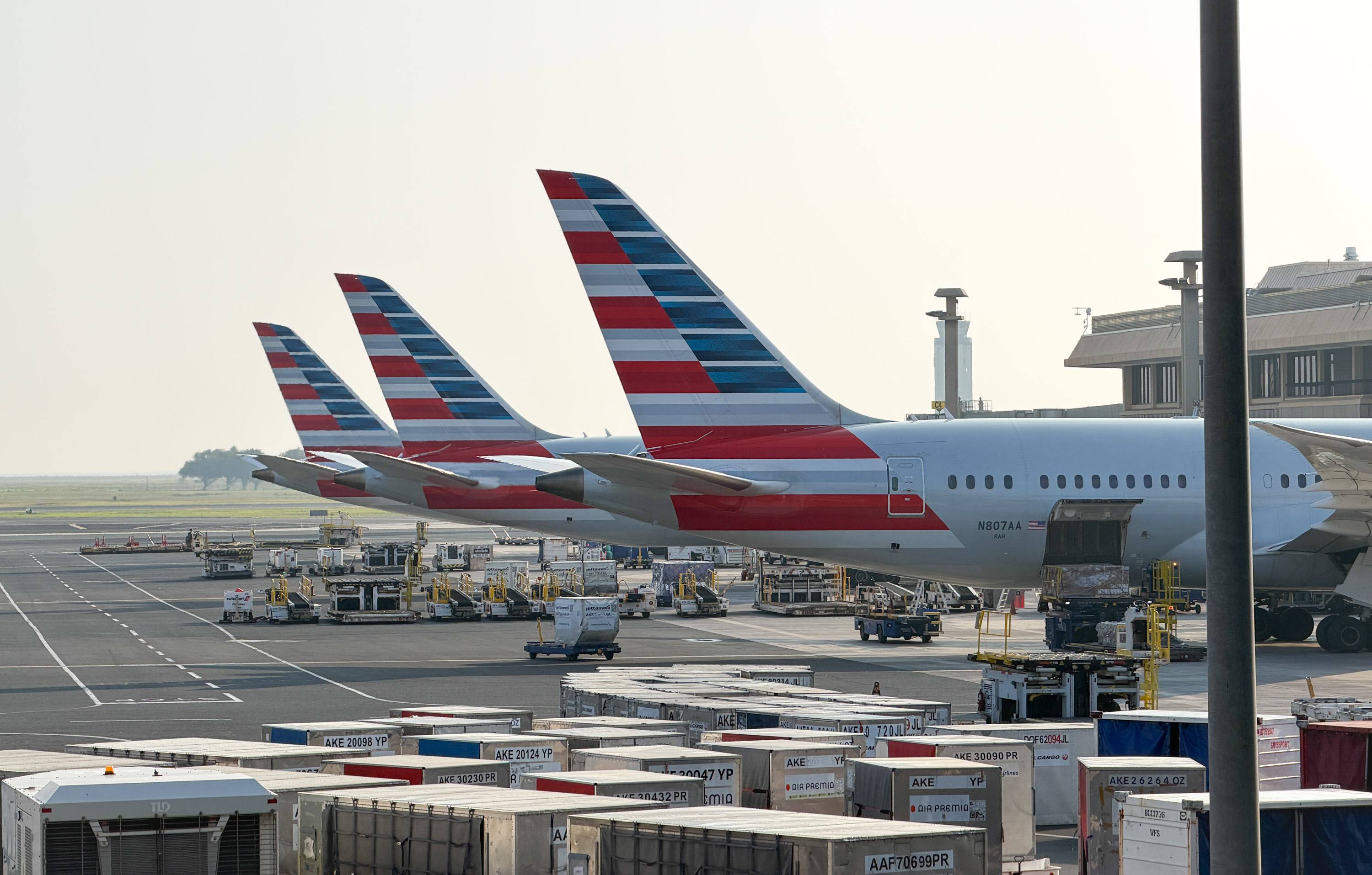 American Airlines tail at HNL Honolulu Hawaii airport Image Credit Chris Hassan 1