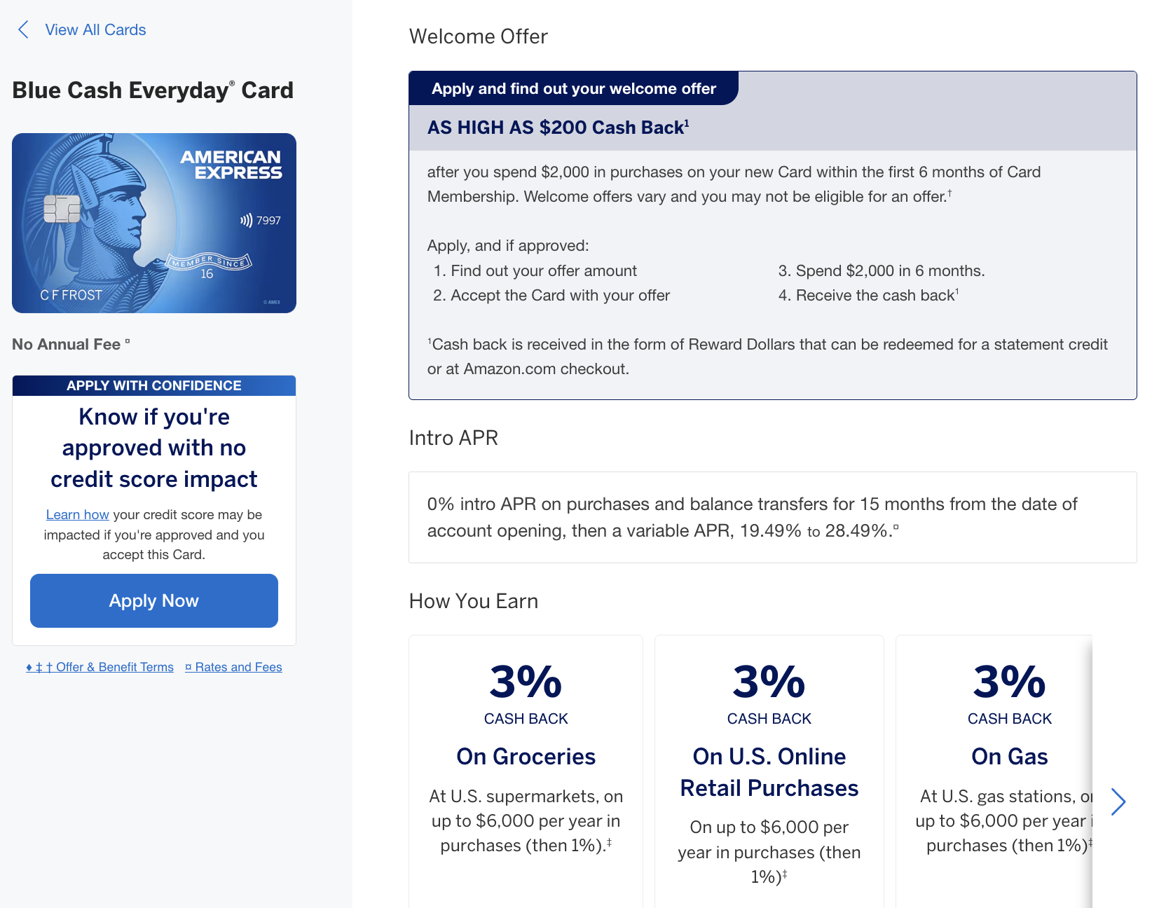 Amex Blue Cash Everyday card up to 200 offer Amex Blue Cash Everyday card up to 200 offer