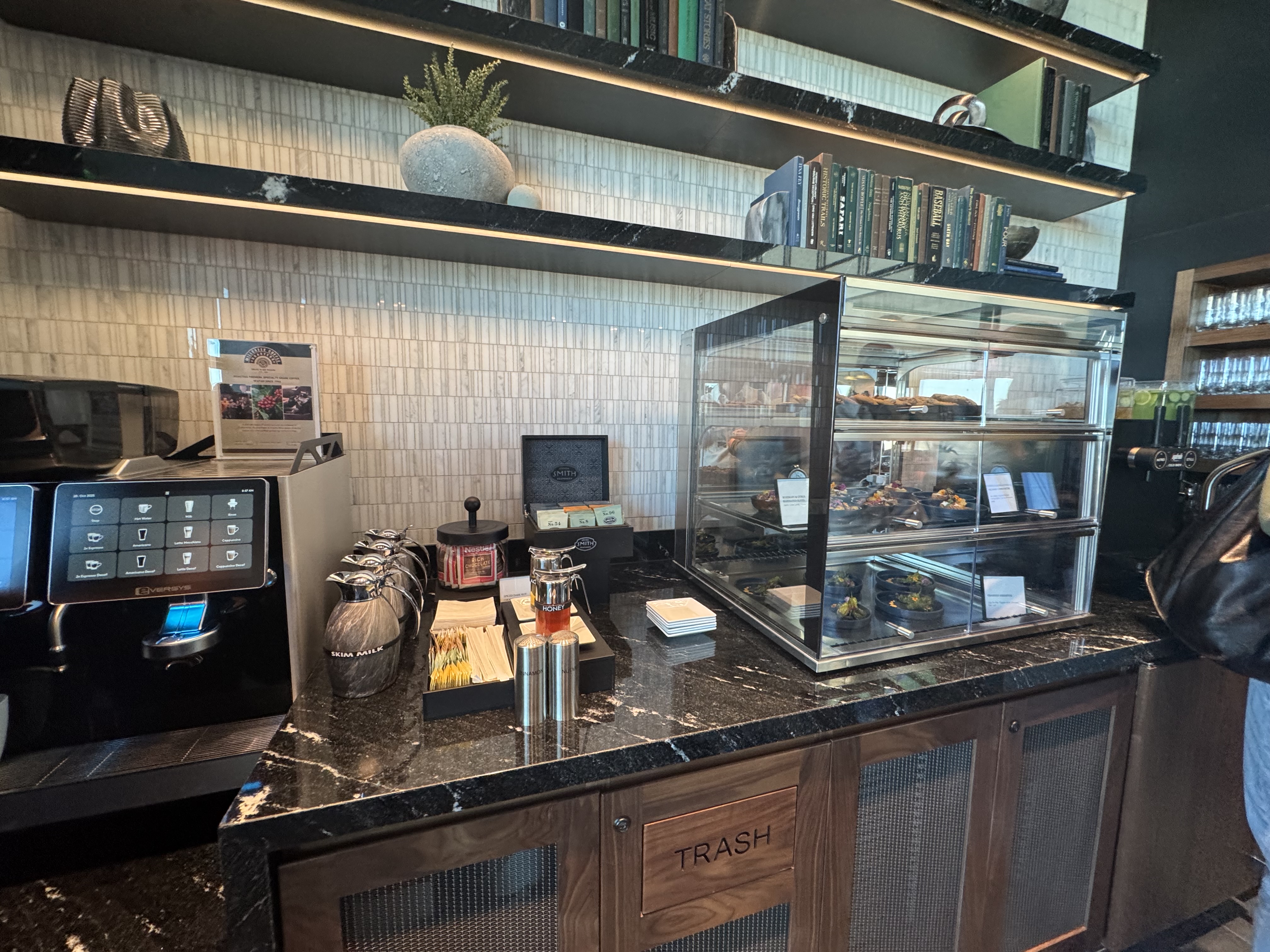 Amex Centurion Lounge SLC Beverage Area