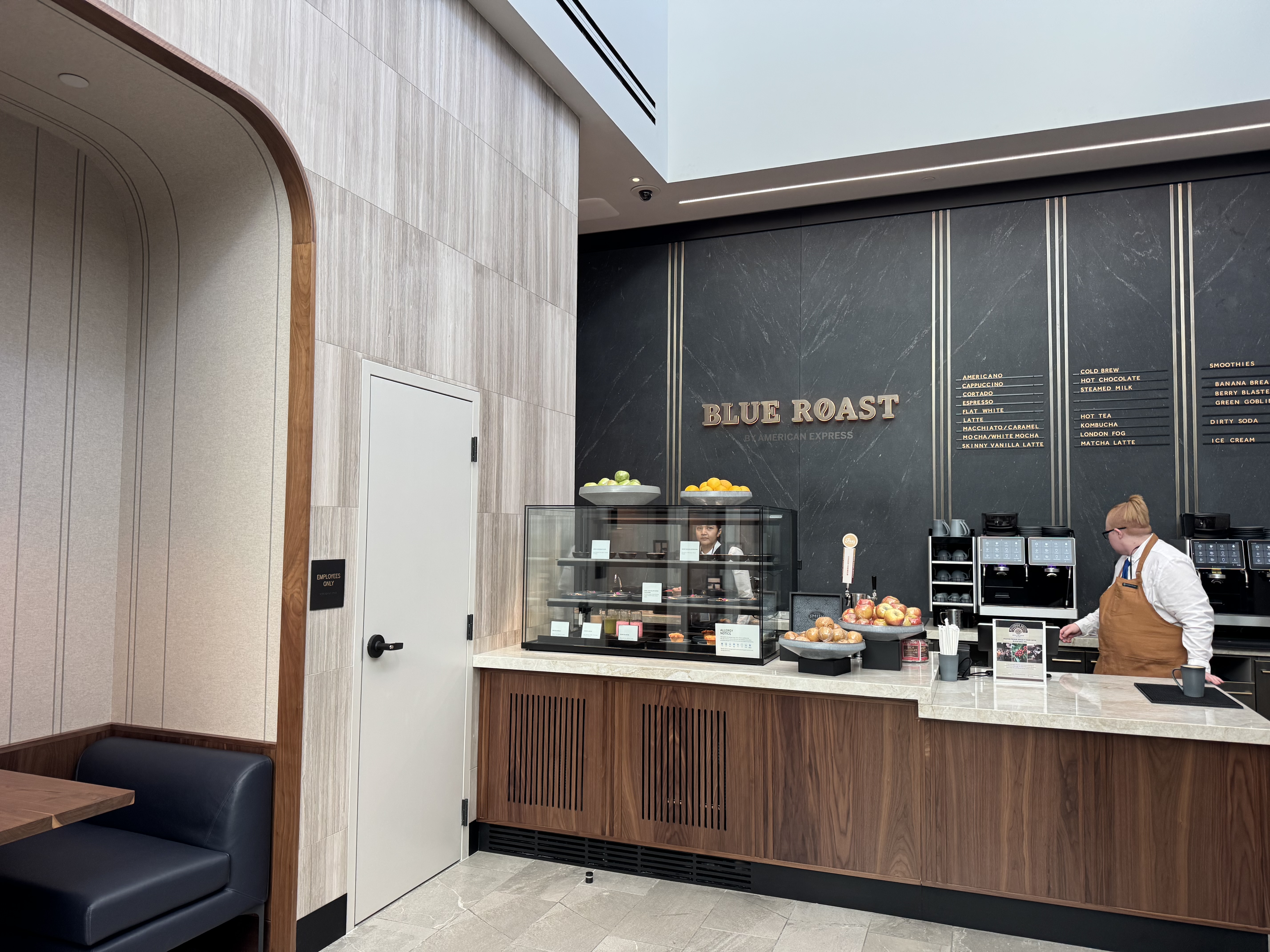 Amex Centurion Lounge SLC Blue Roast Cafe