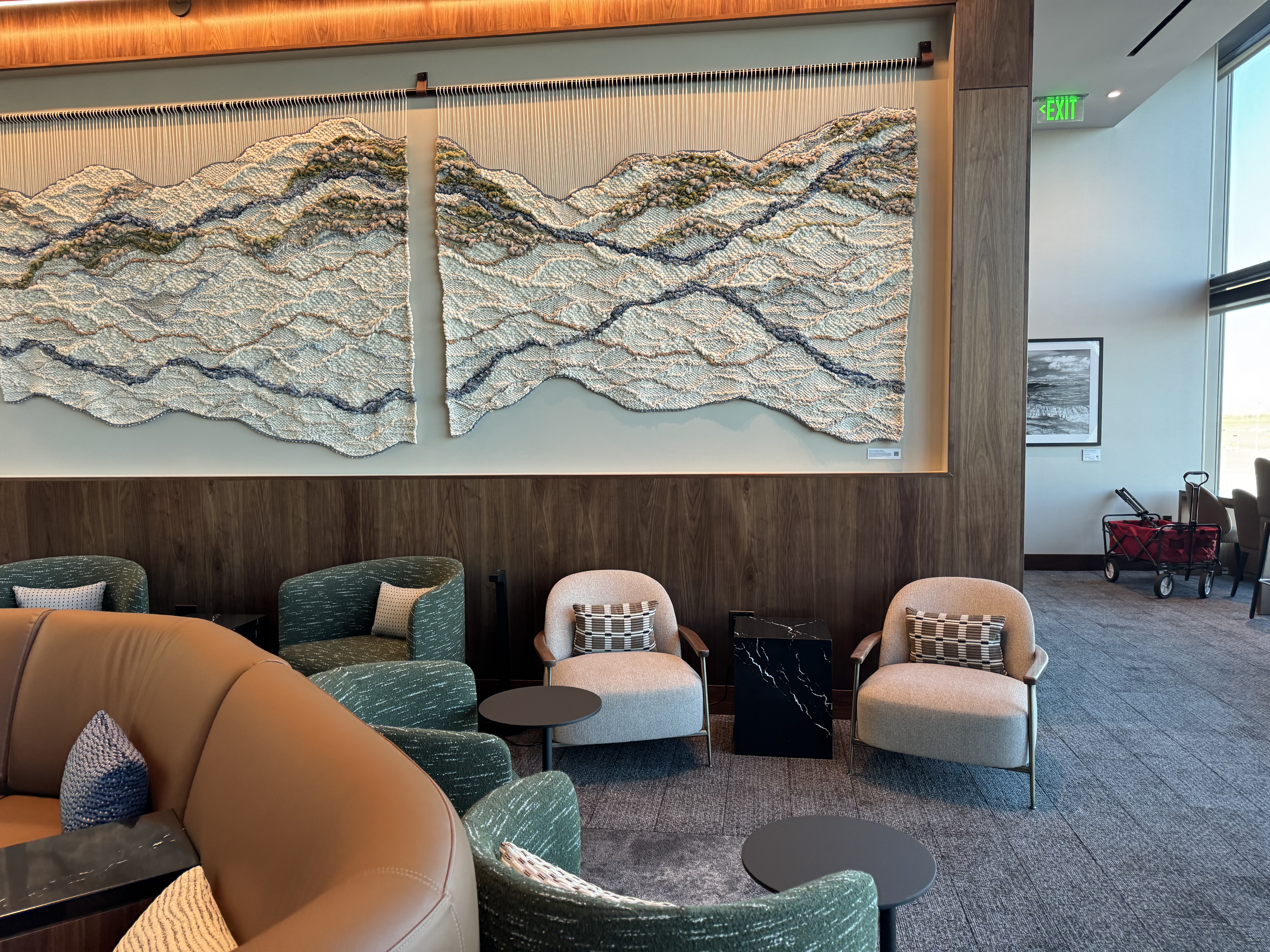 Amex Centurion Lounge SLC Chaise