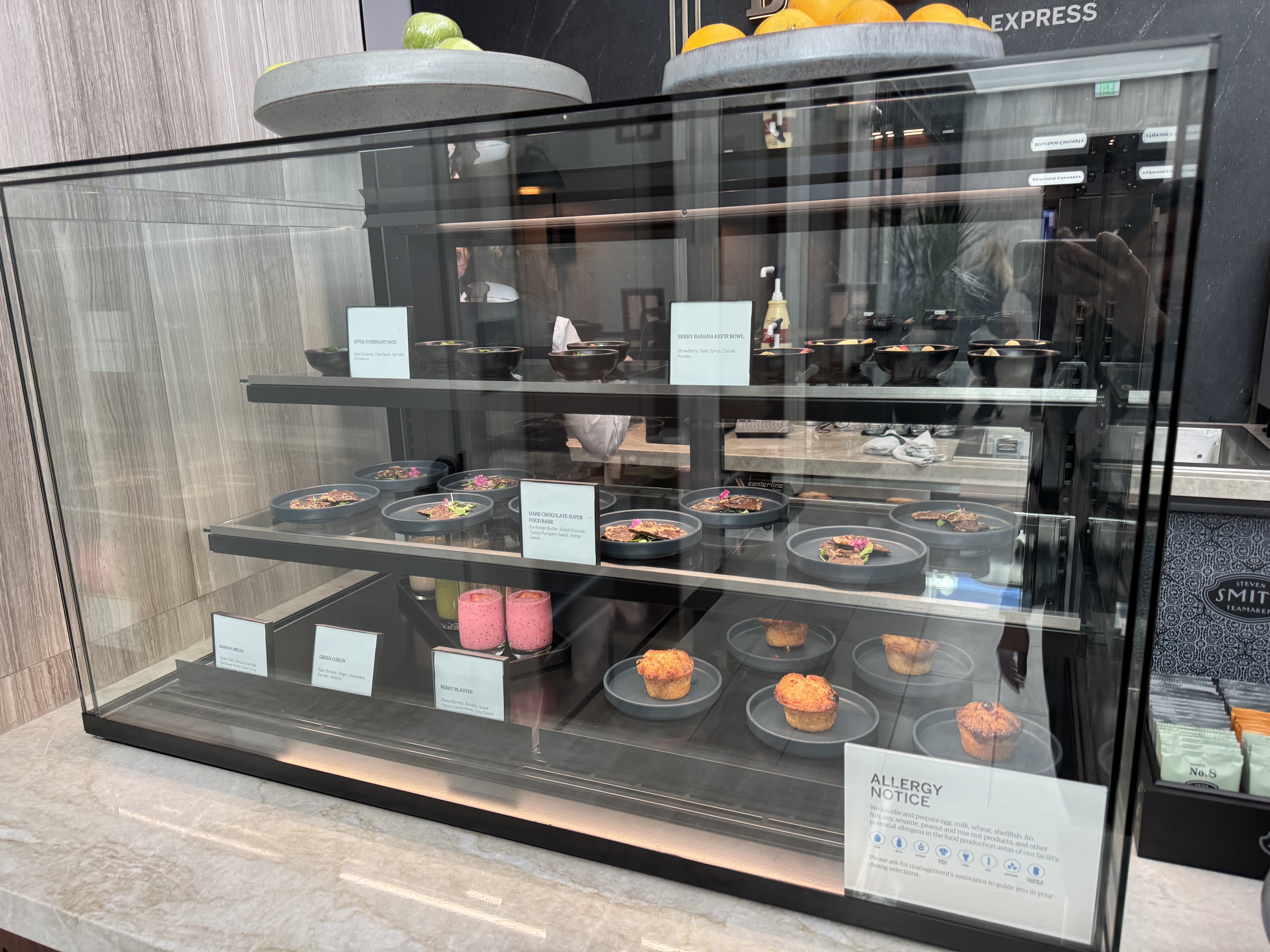 Amex Centurion Lounge SLC Food Case