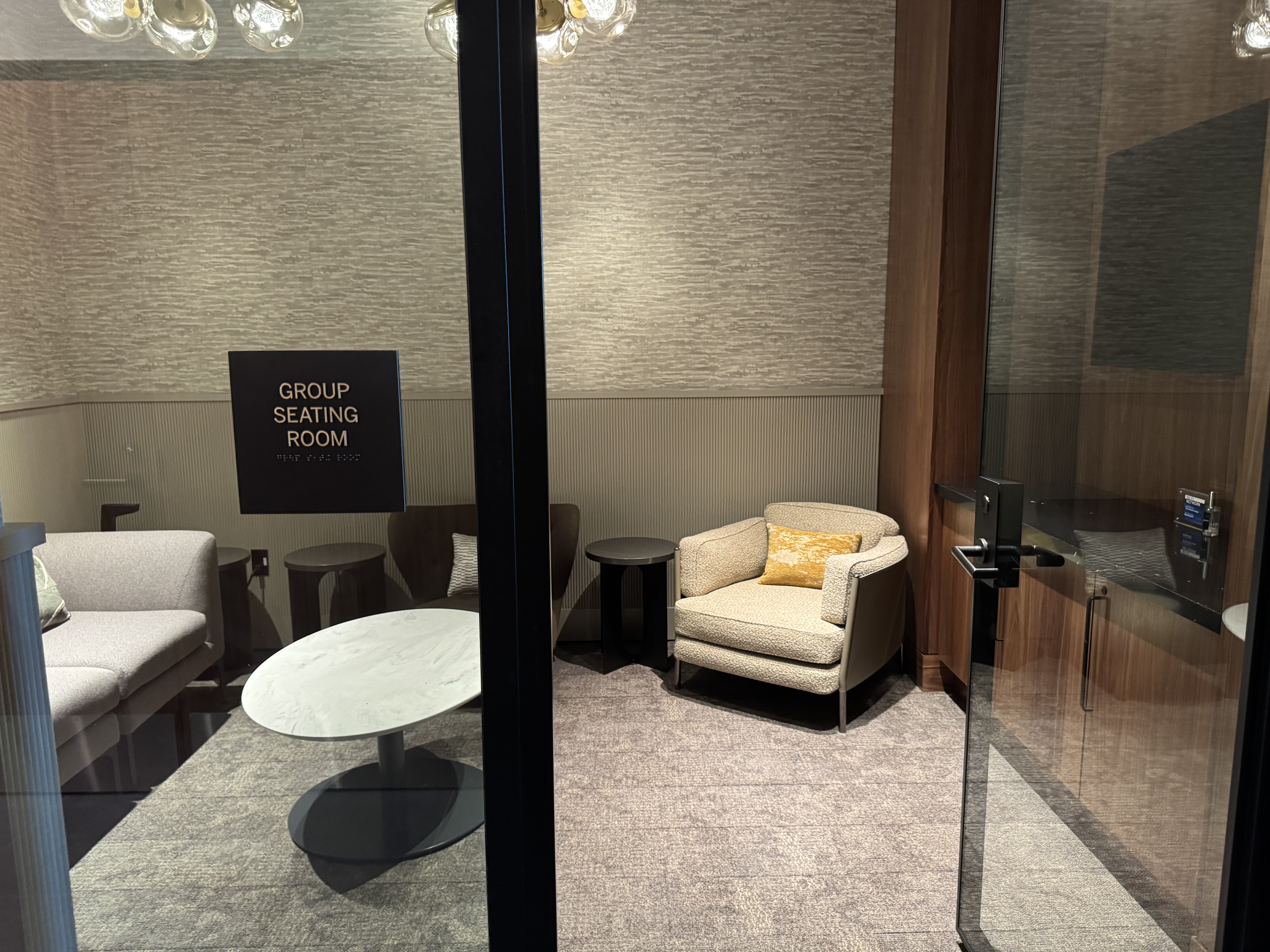 Amex Centurion Lounge SLC Group Seating