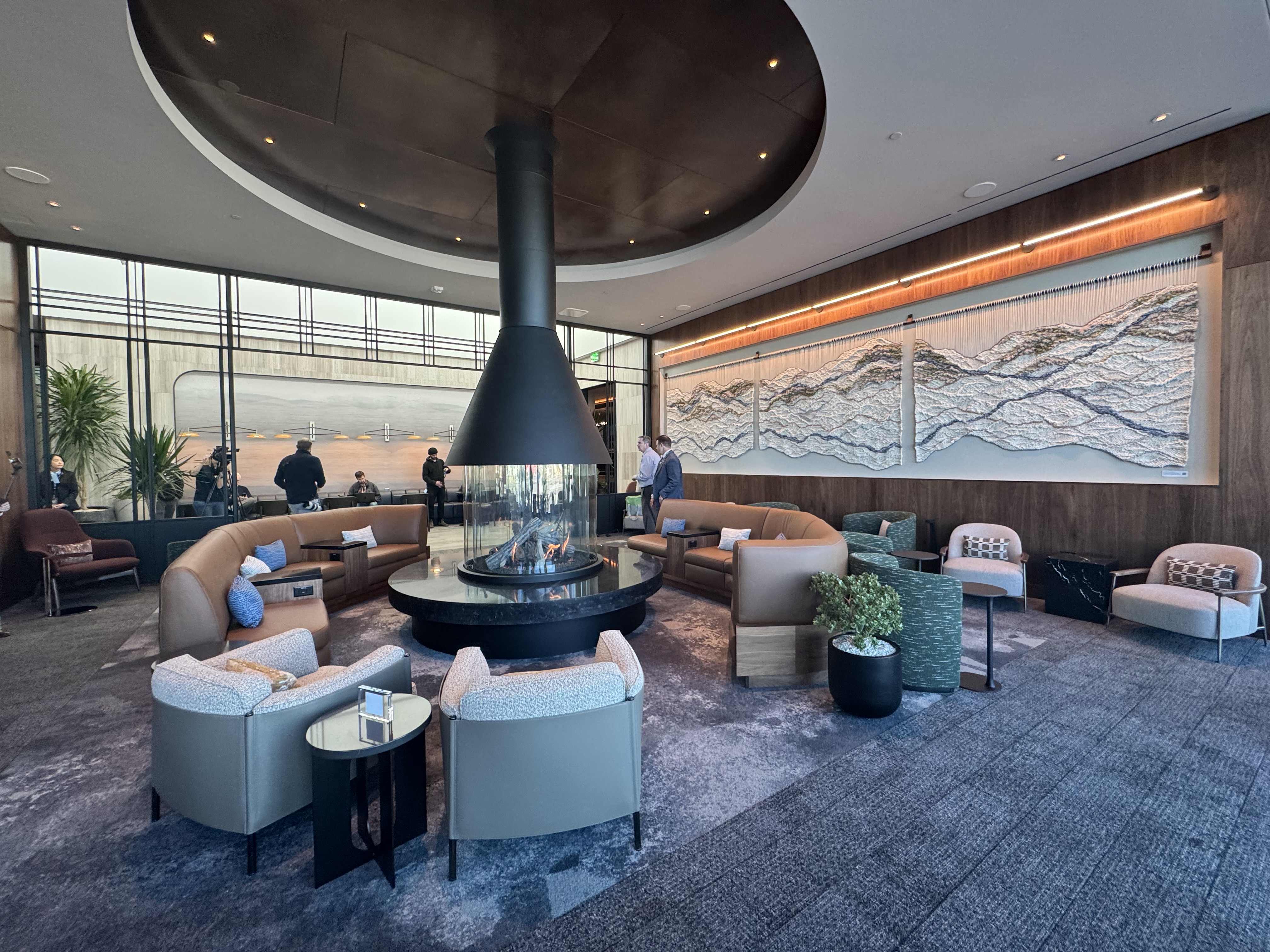 Amex Centurion Lounge SLC Lounge Area