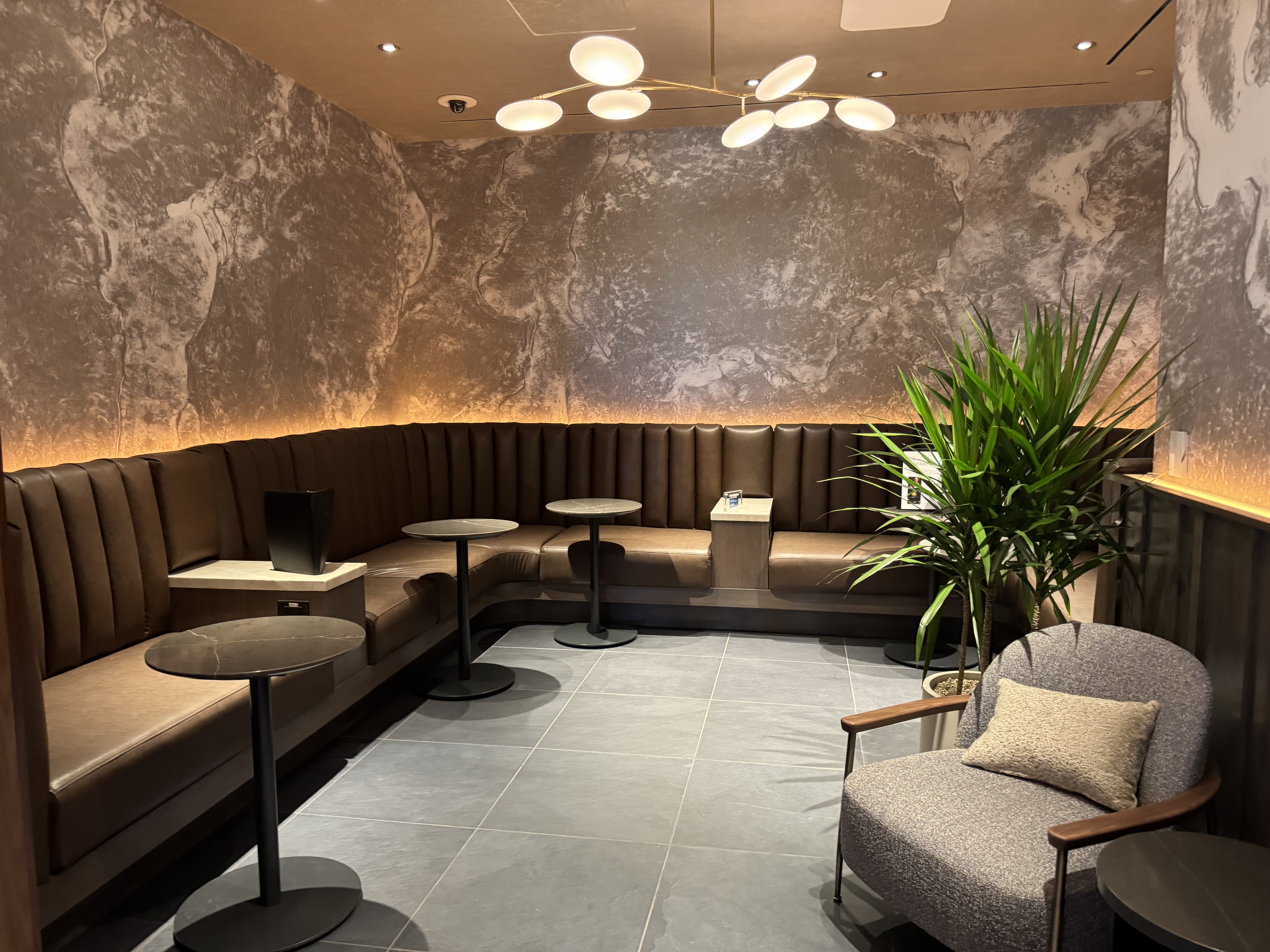 Amex Centurion Lounge SLC More Seating Bar