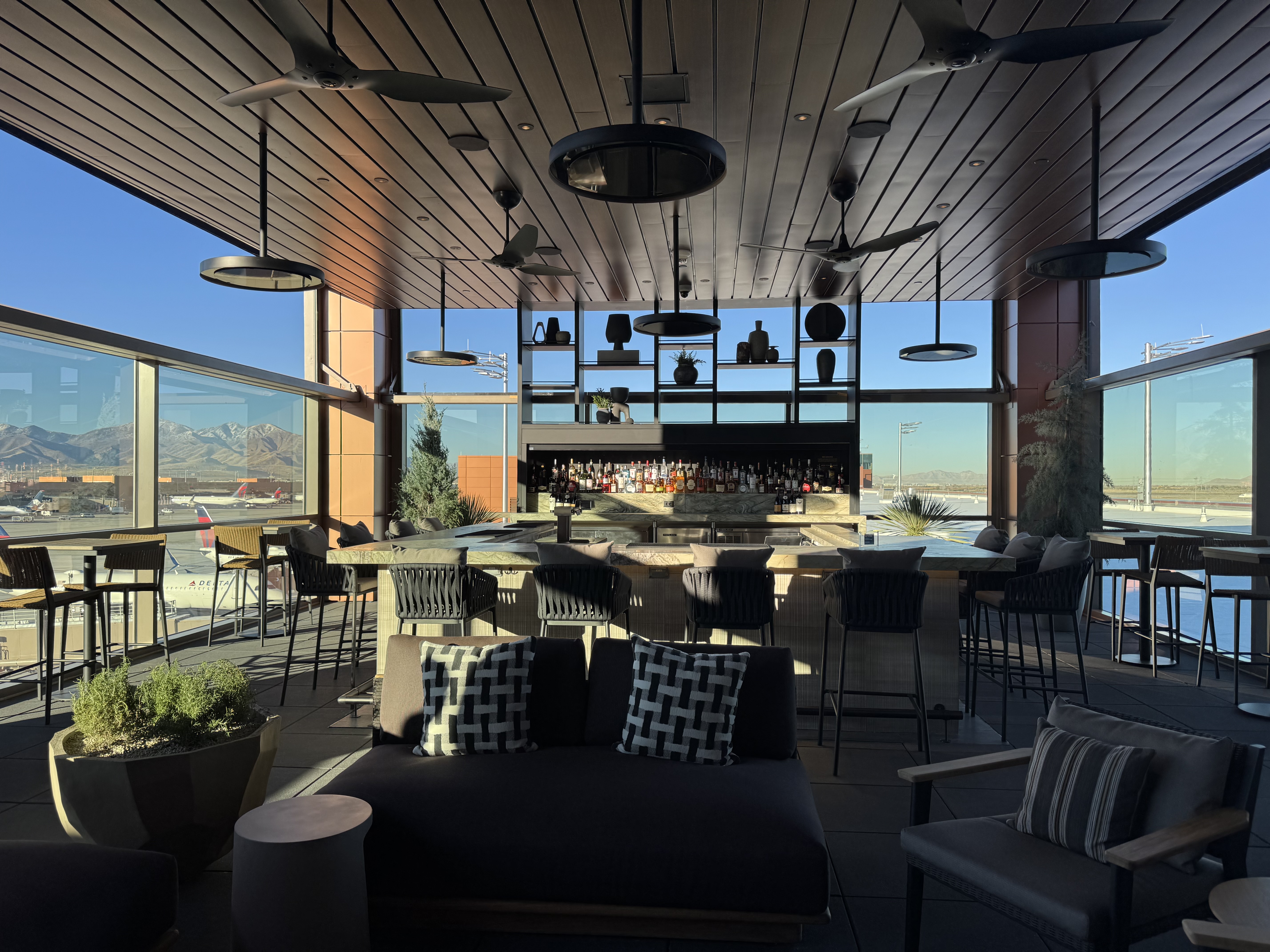 Amex Centurion Lounge SLC Outdoor Terrace