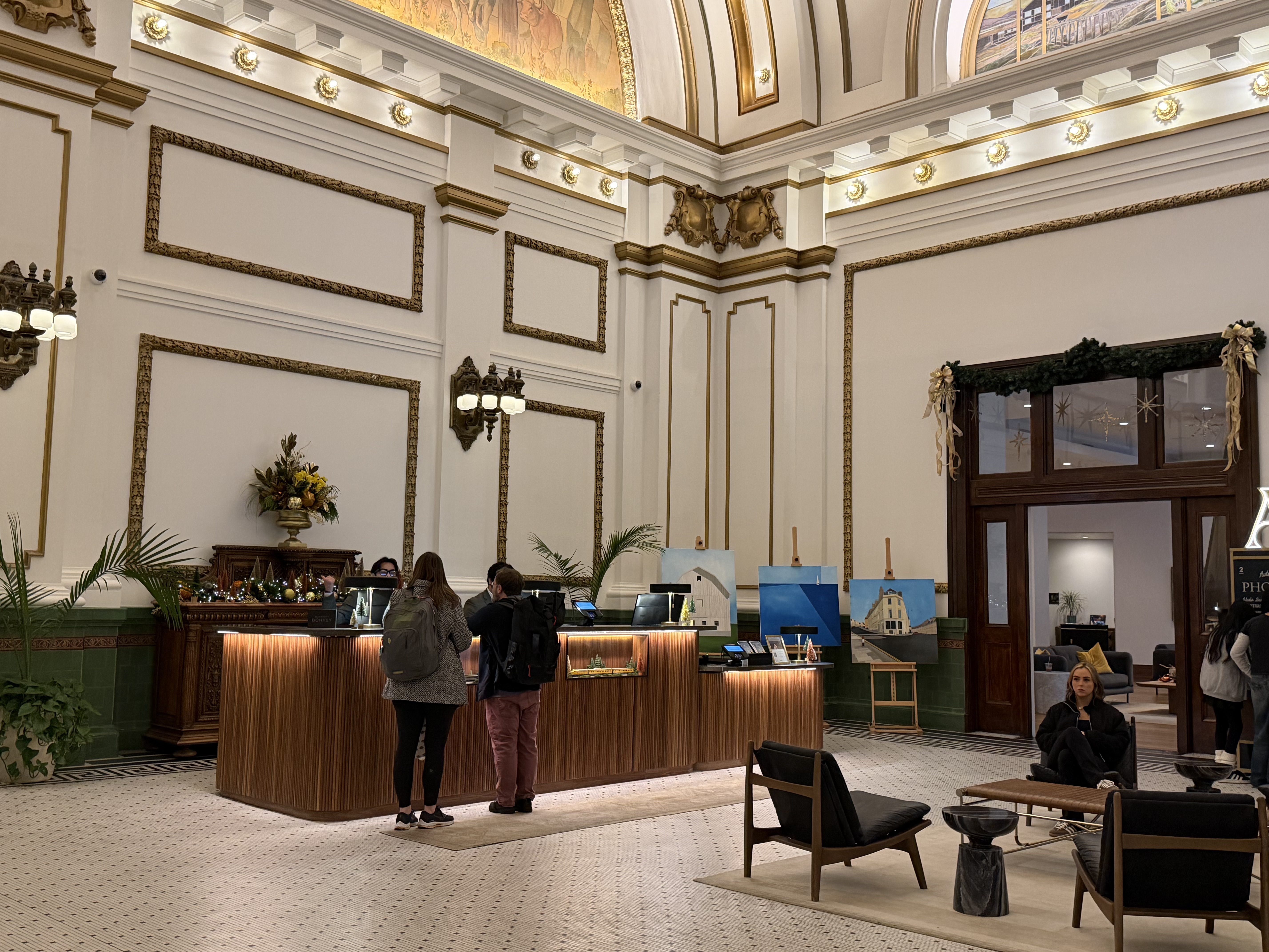Asher Adams Hotel Check In Desk