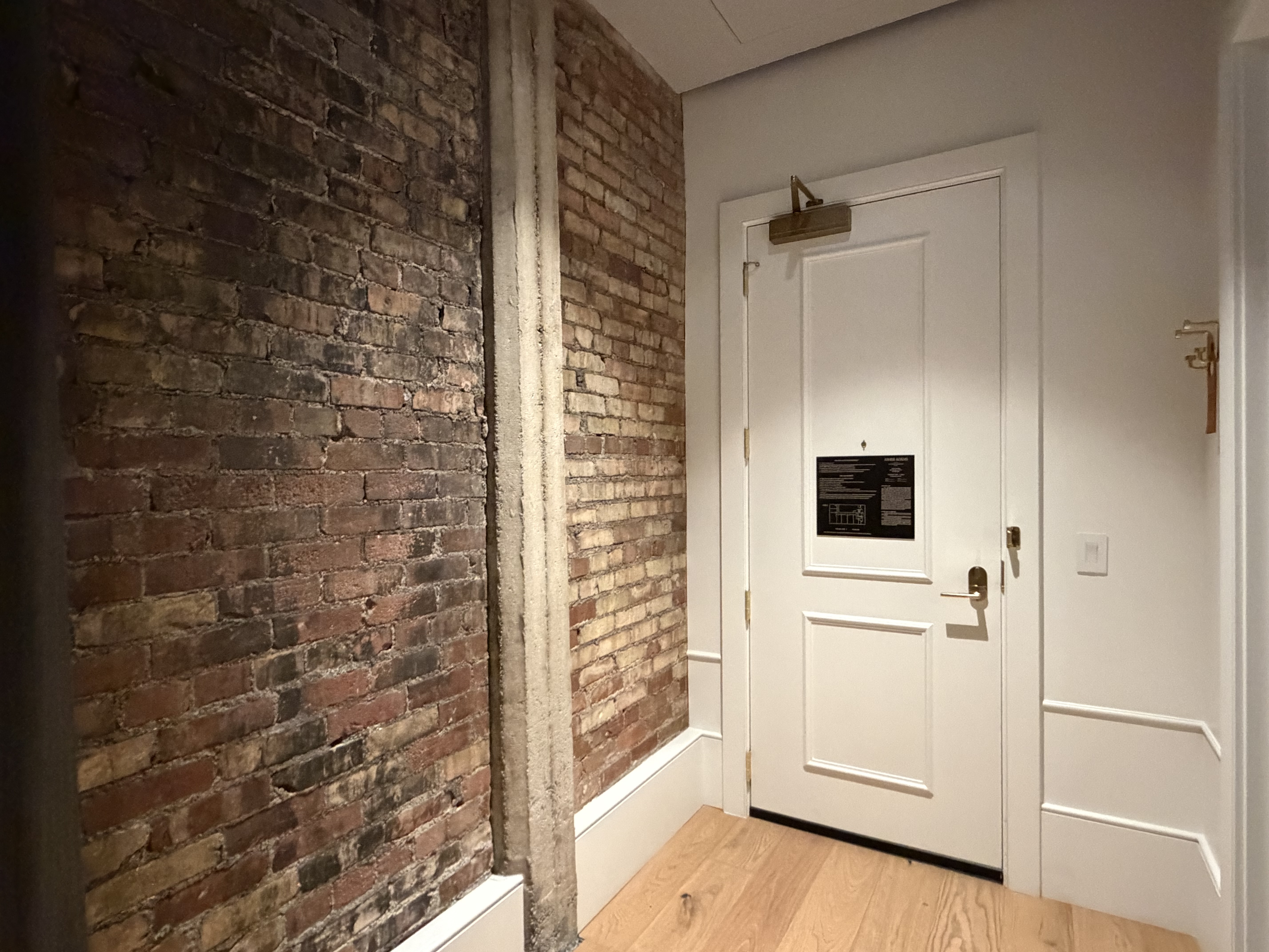 Asher Adams Hotel Room Entrance