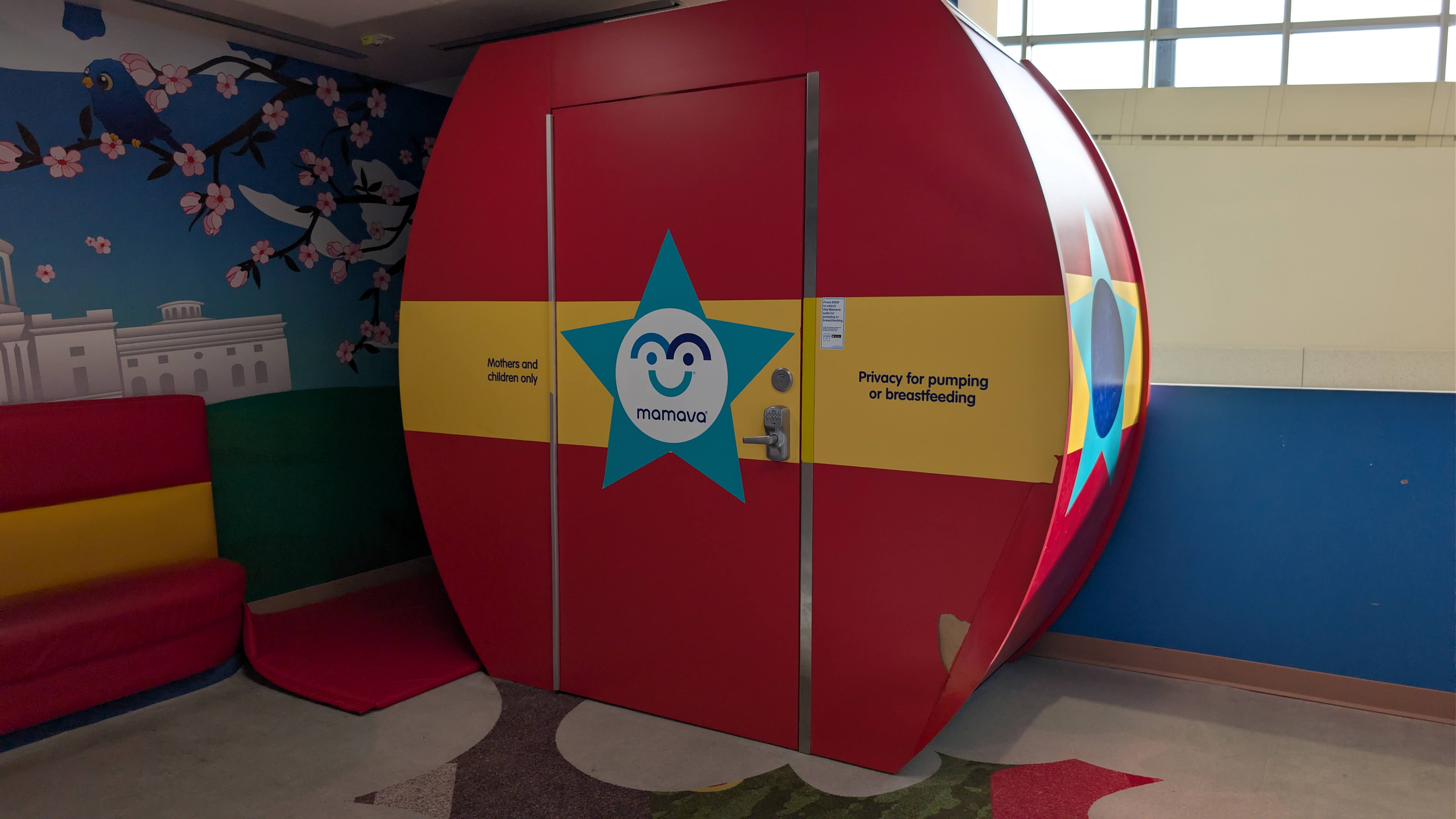 BWI Baltimore Washington Thurgood Marshall Airport kids play area Mamava pod