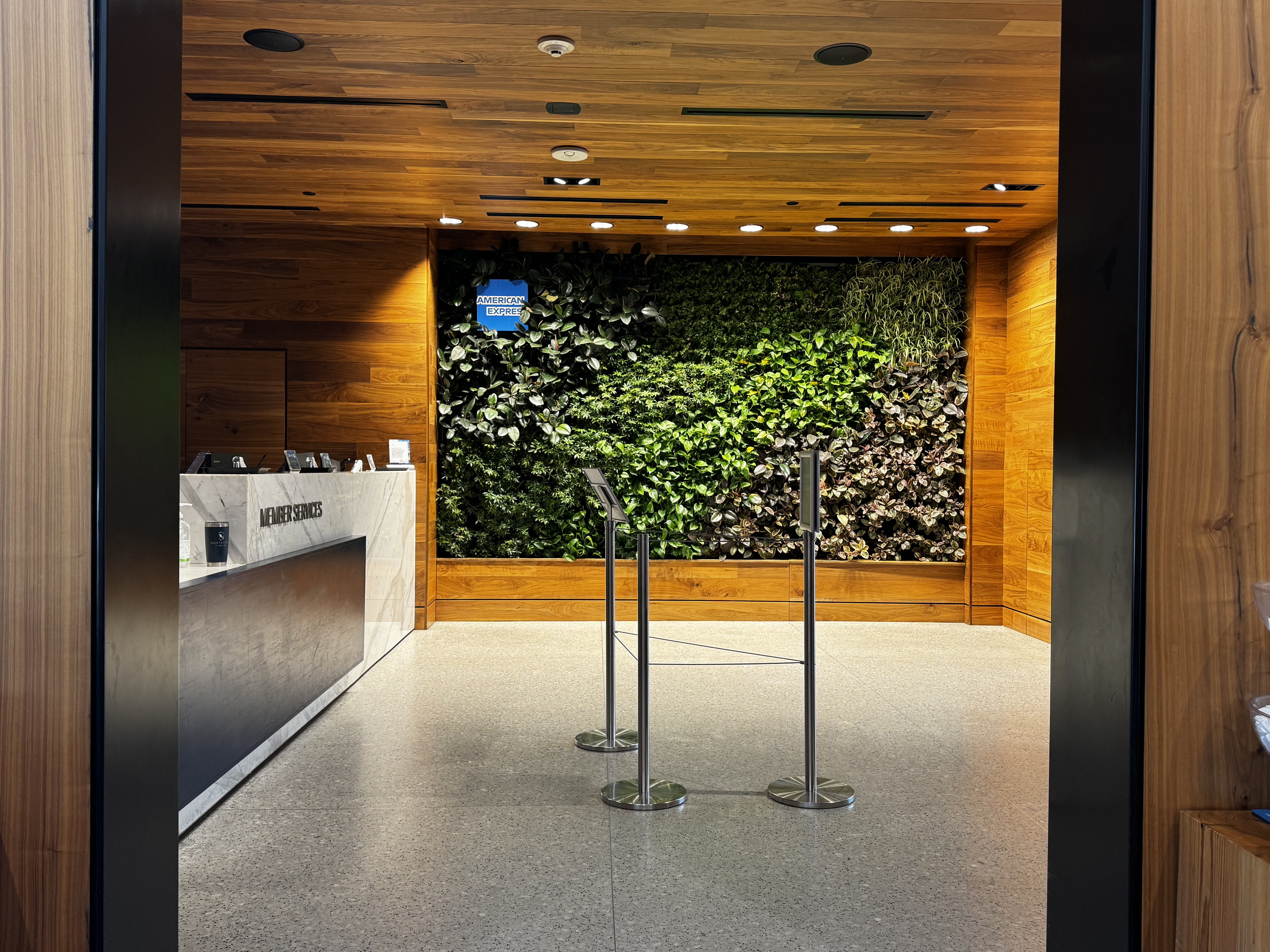 Centurion Lounge Las Vegas reception area Centurion Lounge Las Vegas reception area