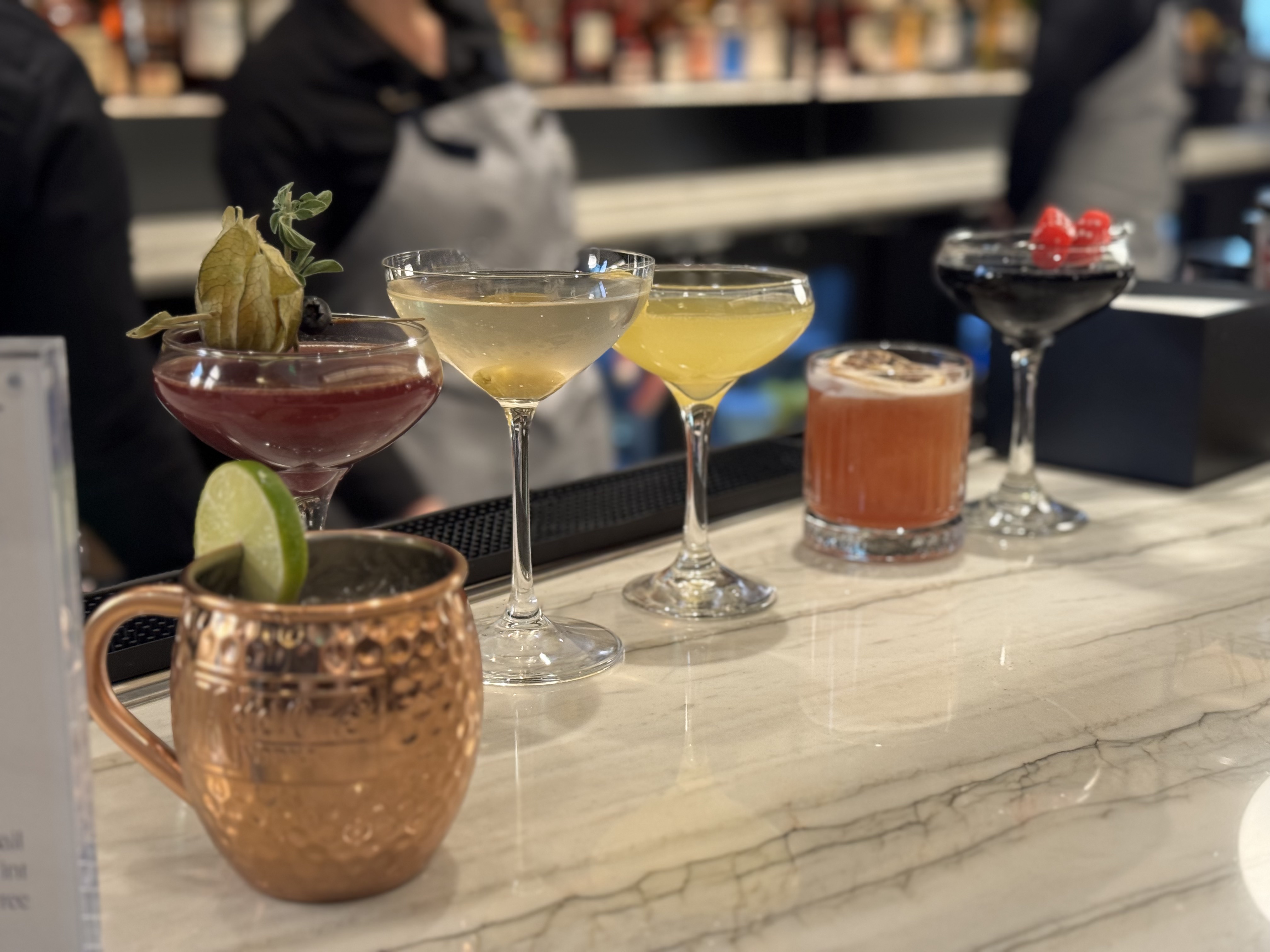 Chase Sapphire Lounge LAS Cocktails