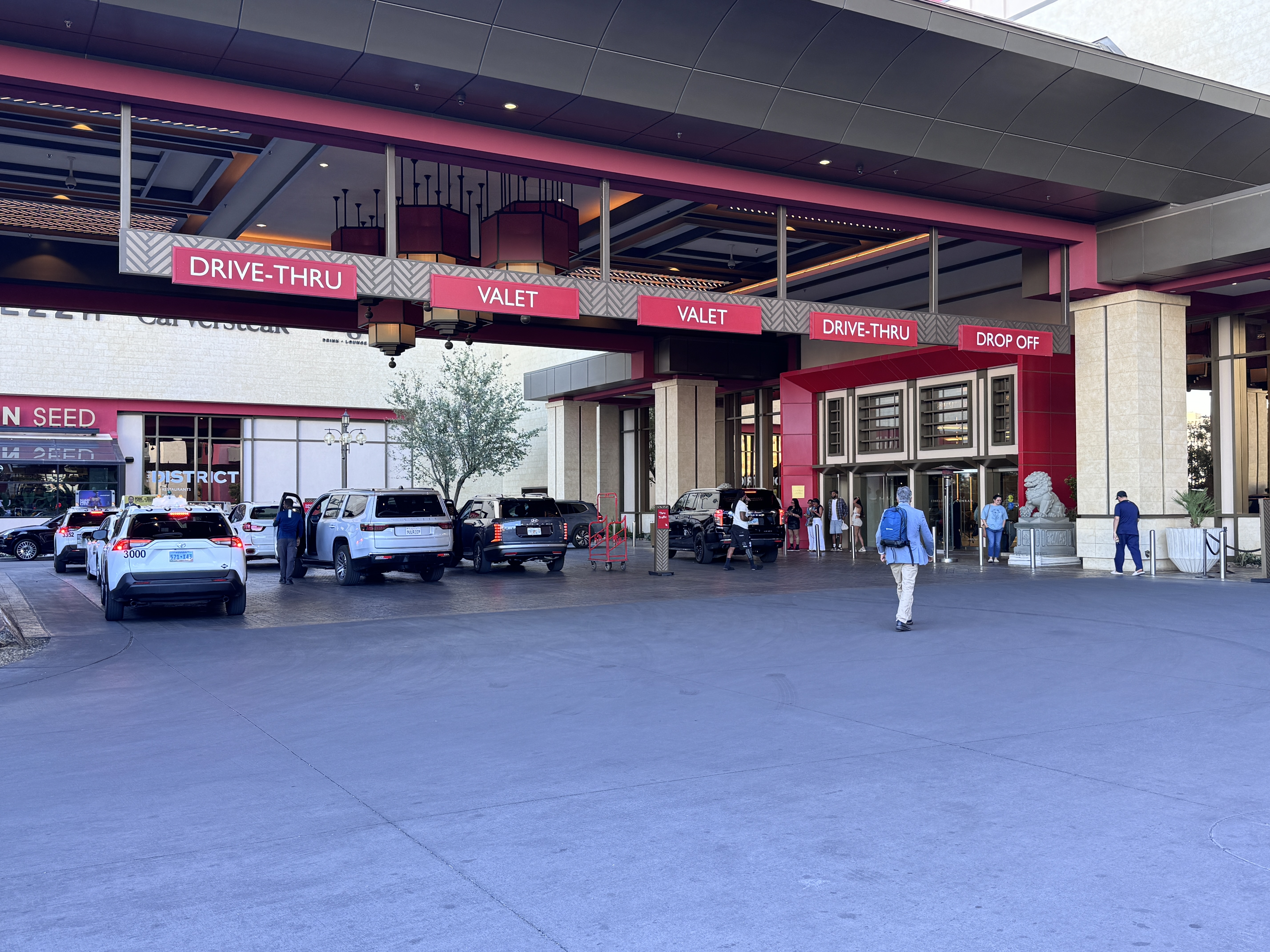 Conrad Las Vegas valet Conrad Las Vegas valet