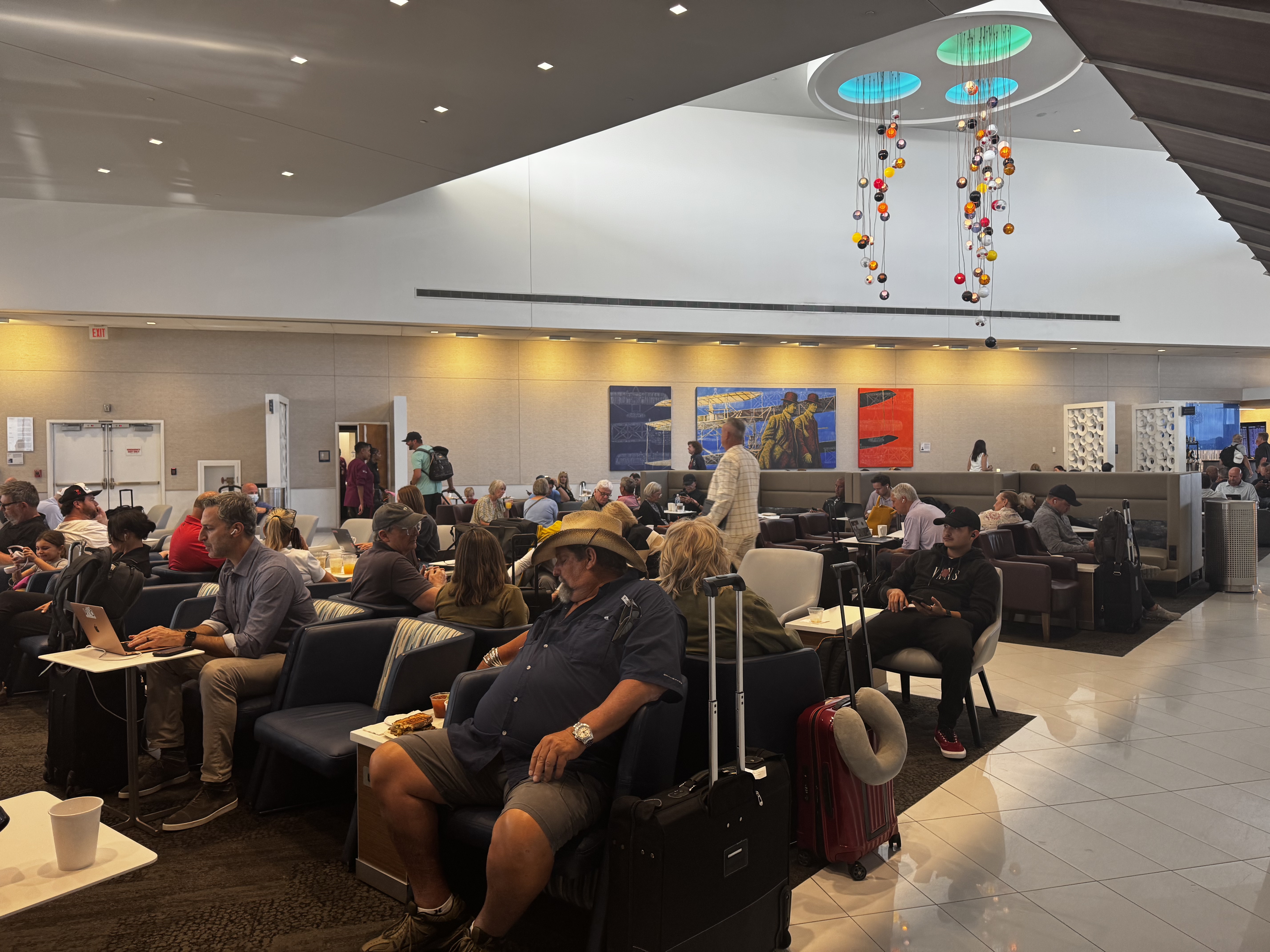 Delta Sky Club ATL Terminal B seating