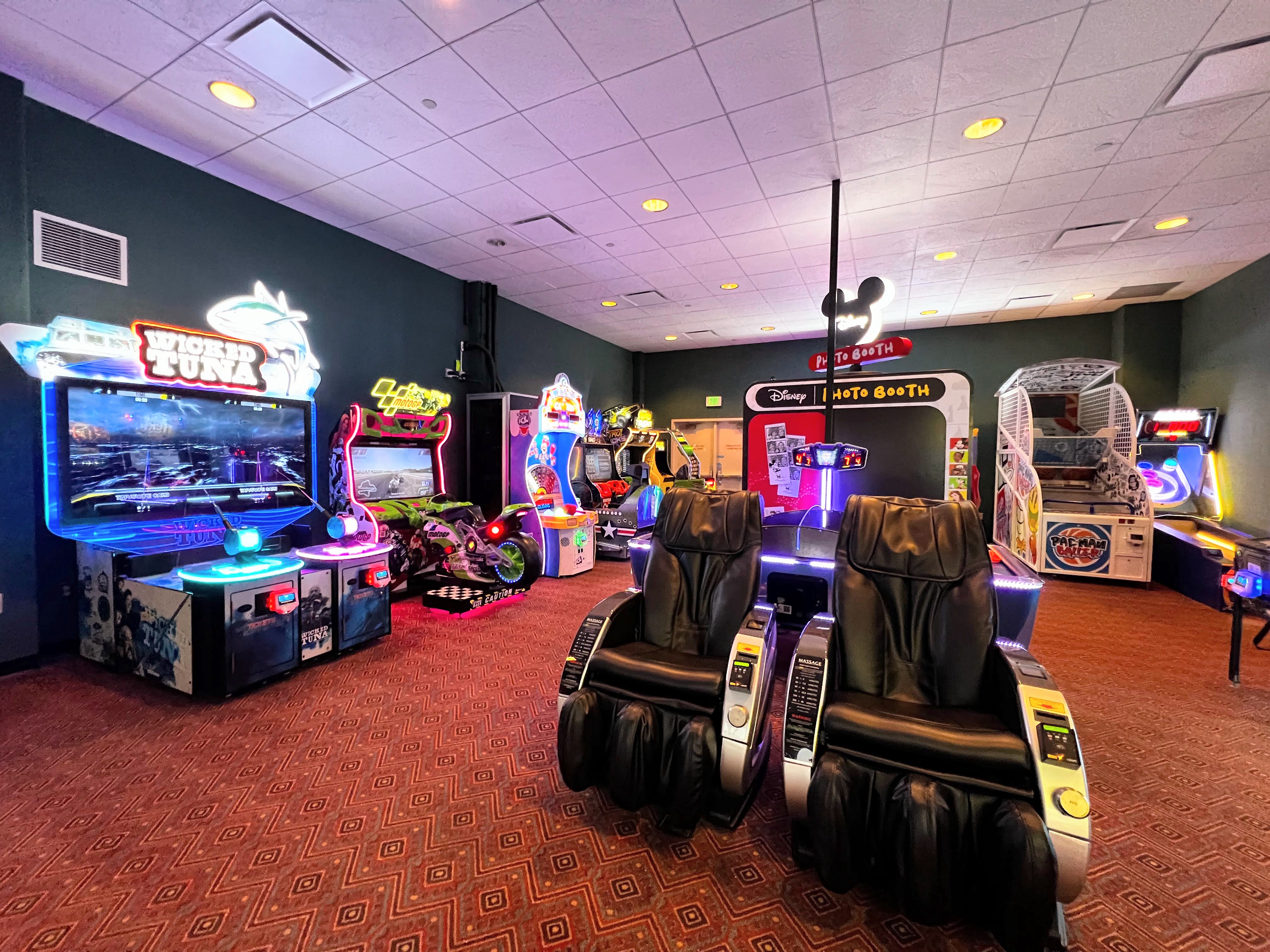 Disney’s Coronado Springs Resort arcade Disney's Coronado Springs Resort arcade