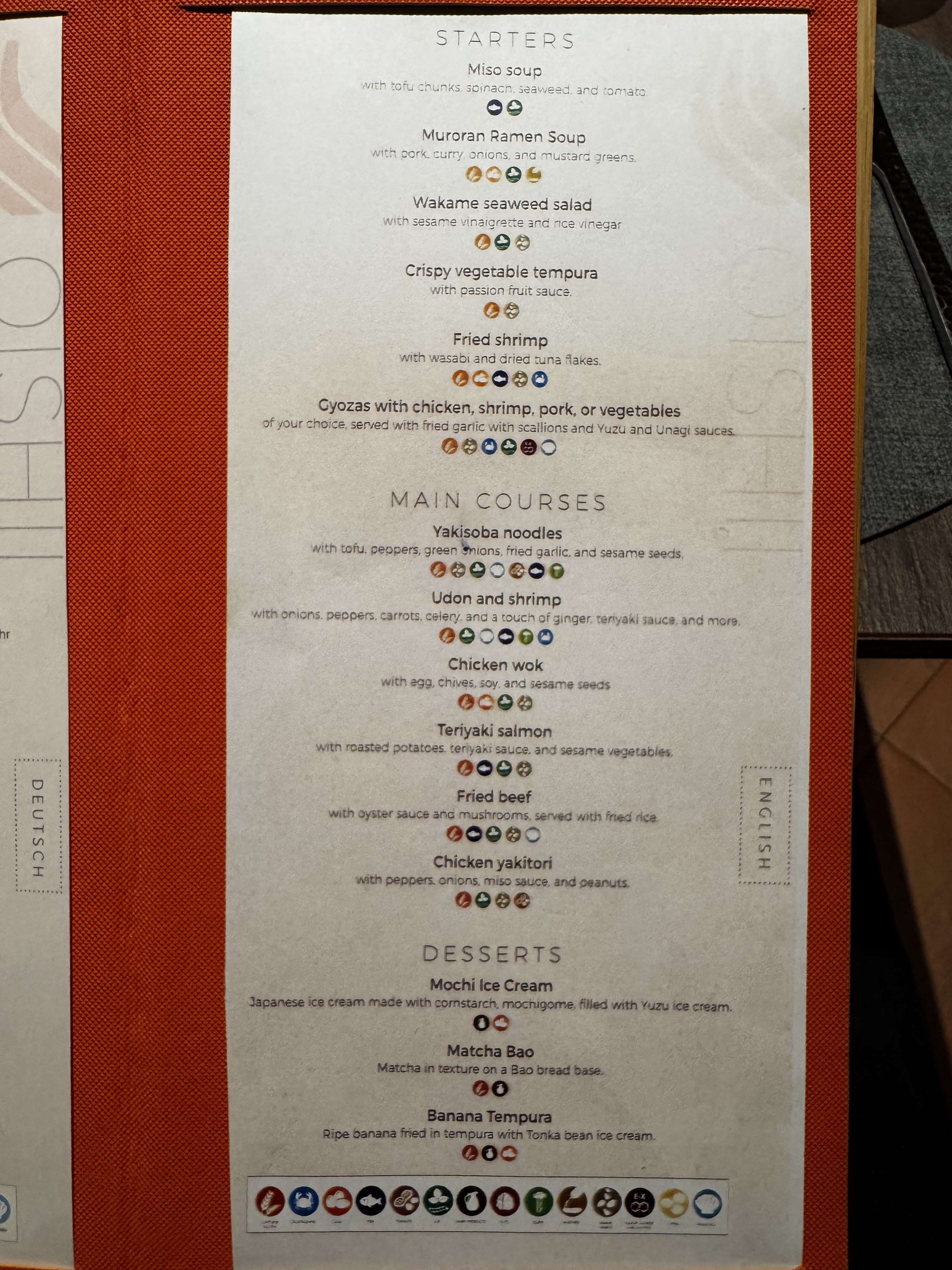 Dreams Madeira Hyatt All Inclusive Oishii starters