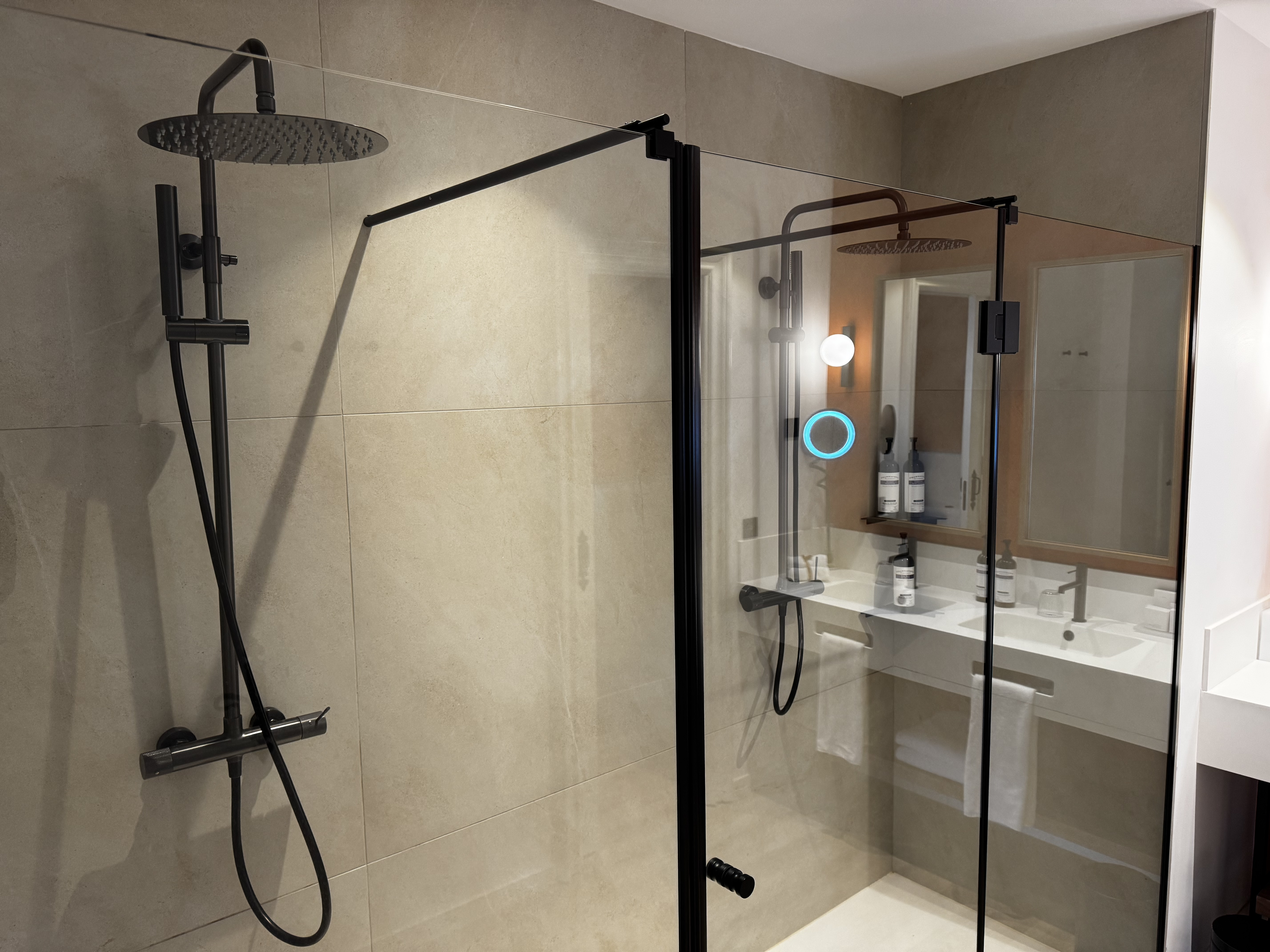 Dreams Madeira Hyatt All Inclusive bathroom shower