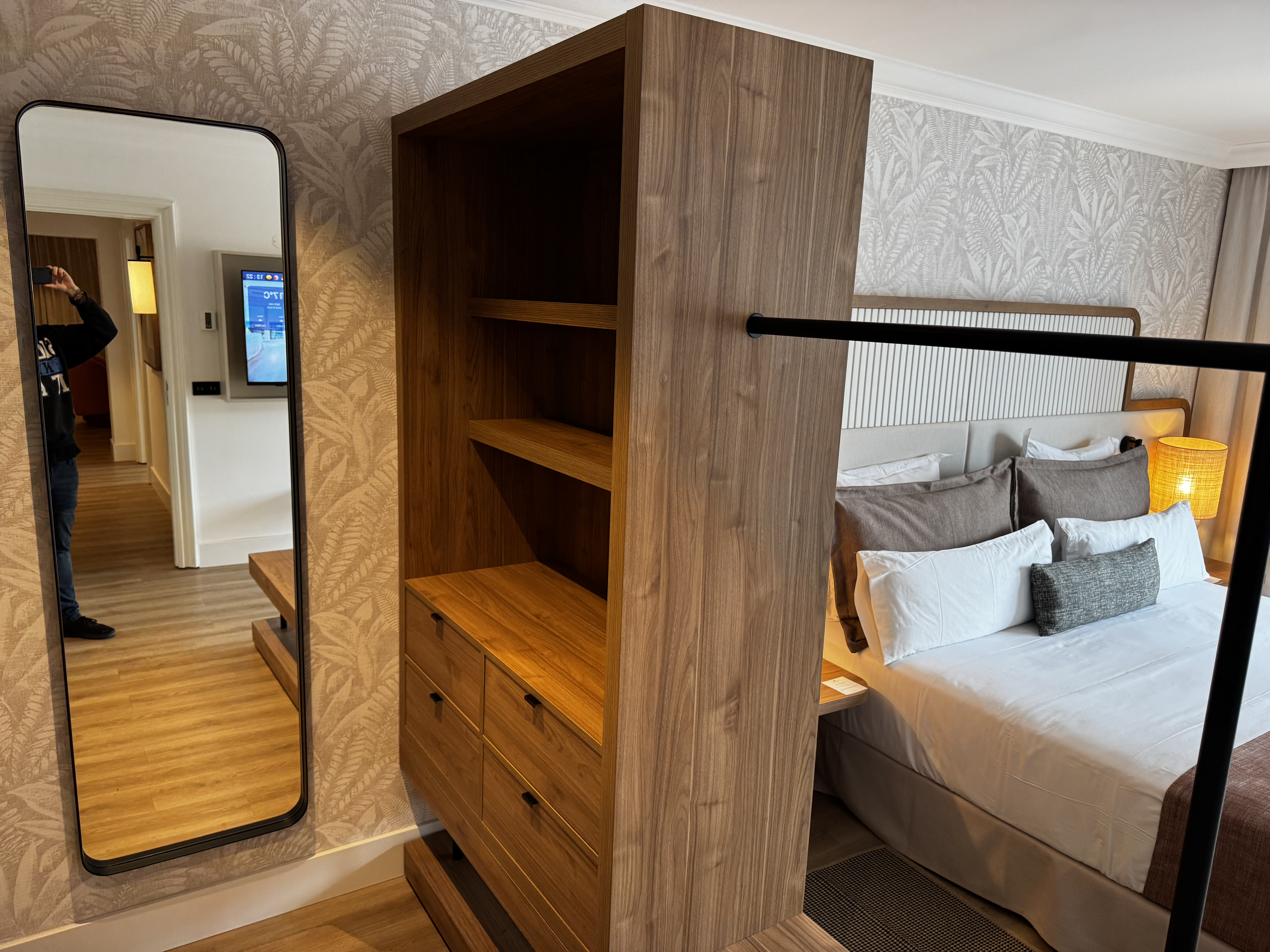 Dreams Madeira Hyatt All Inclusive bedroom closet